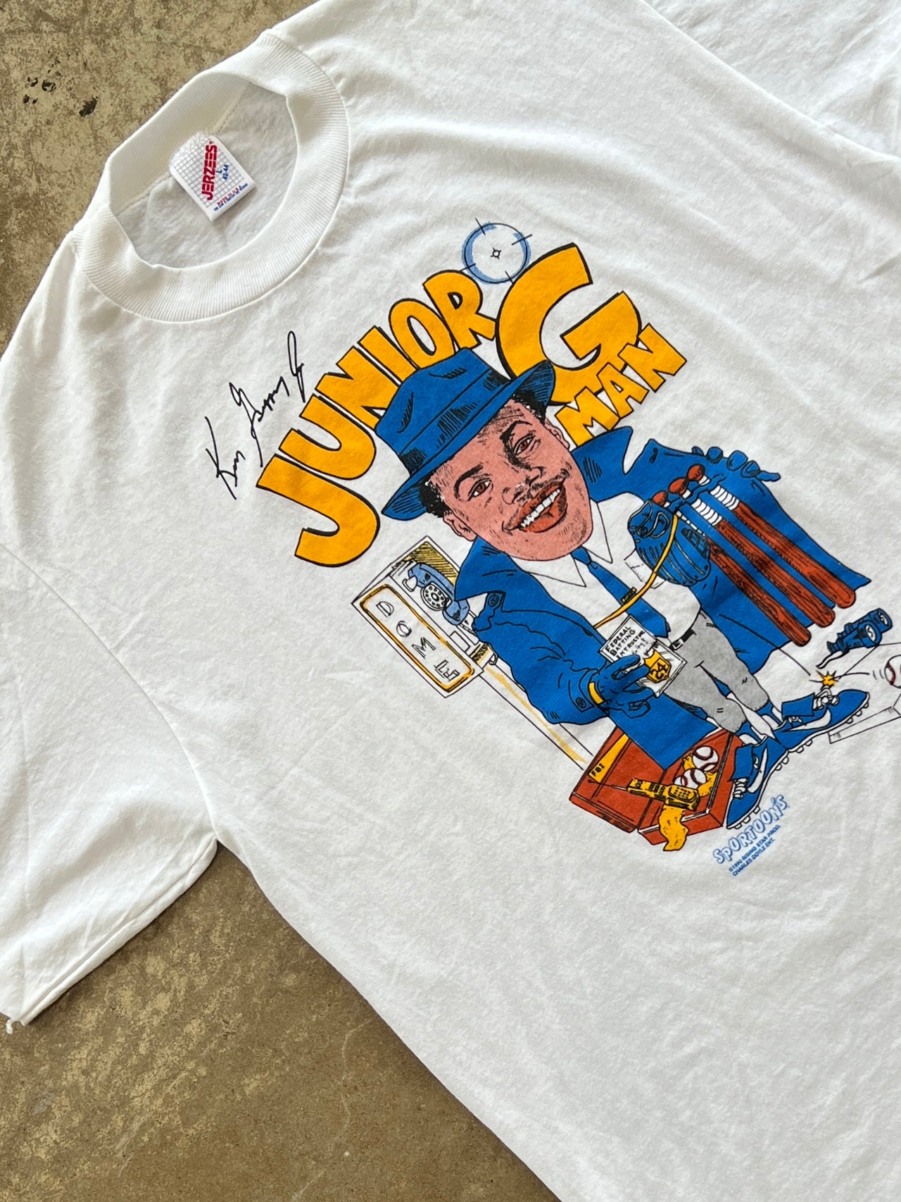 1990 Ken Griffey Jr Junior G Single Stitch Tee