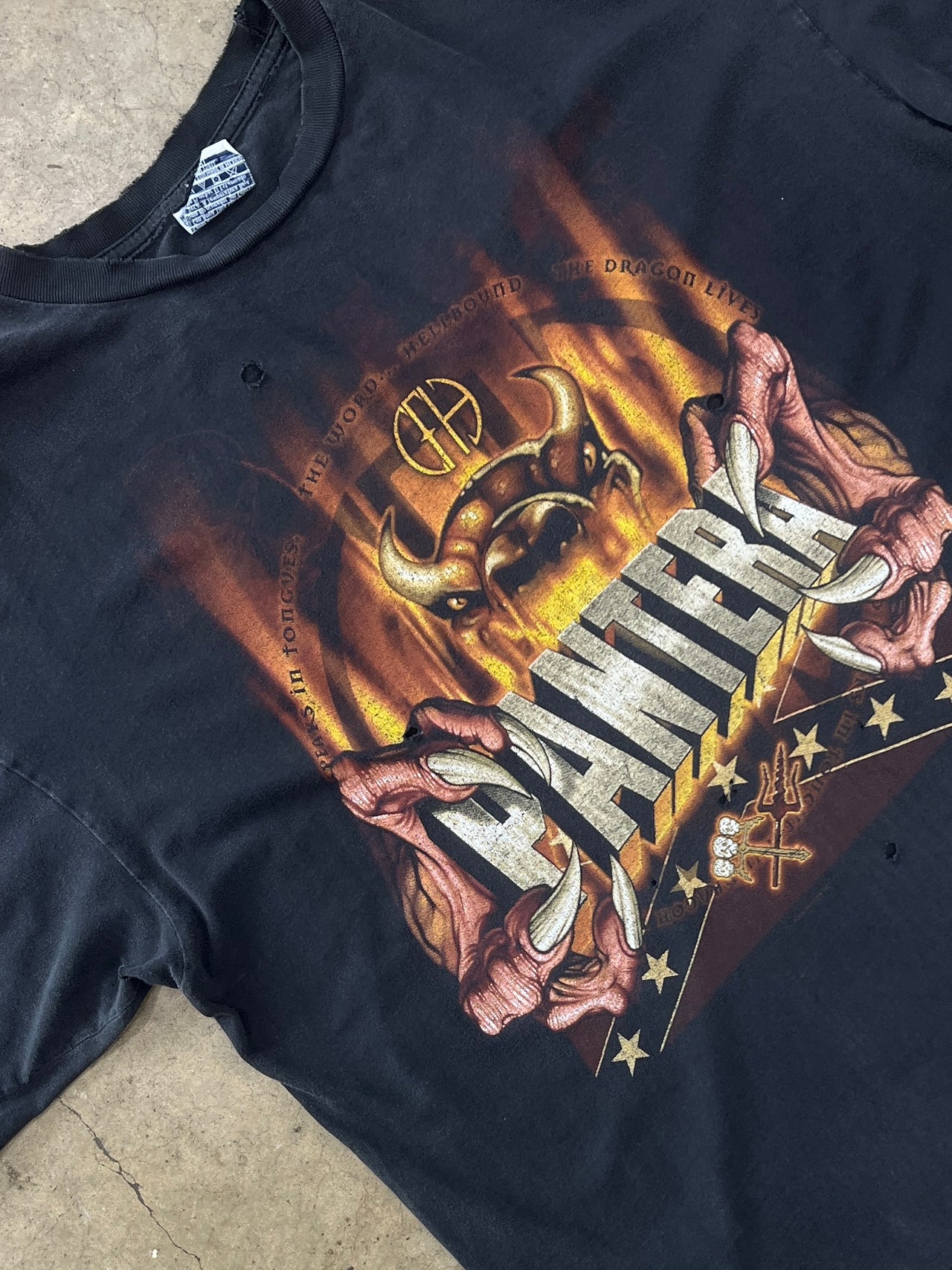 2000s Pantera Cowboys From Hell Band Tee
