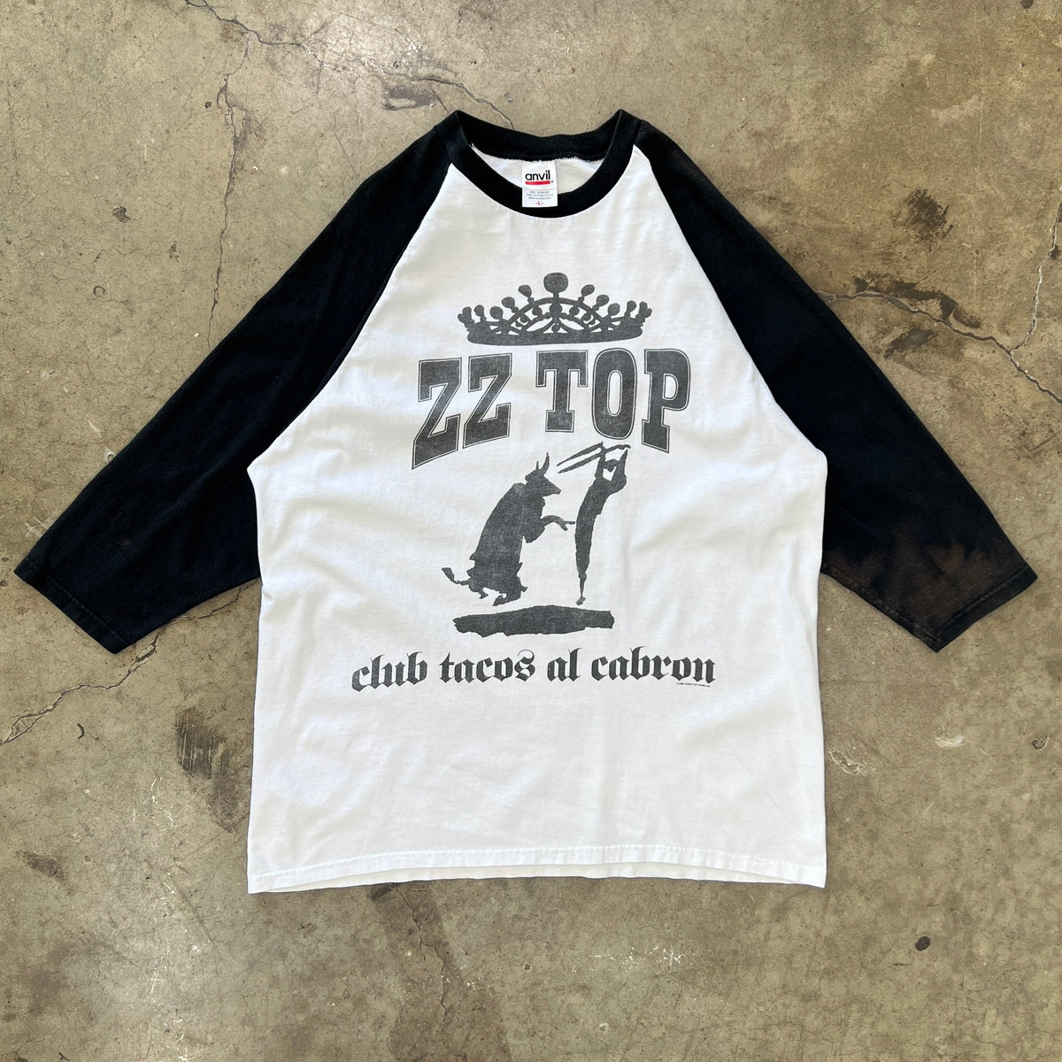 2008 ZZ Top Club Tacos al Cabron Quarter Sleeve Anvil