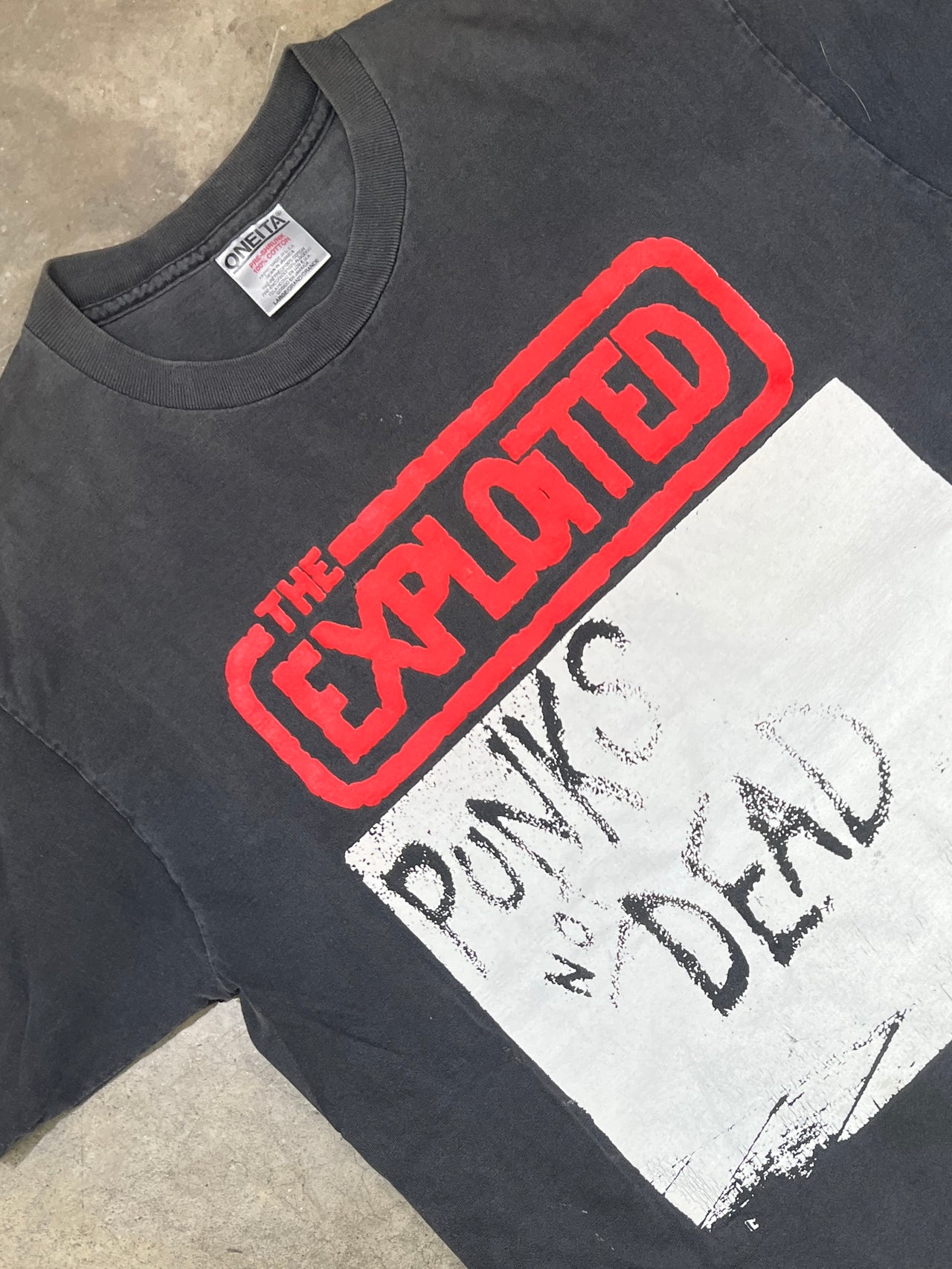 90s The Exploited Punks Not Dead Tee