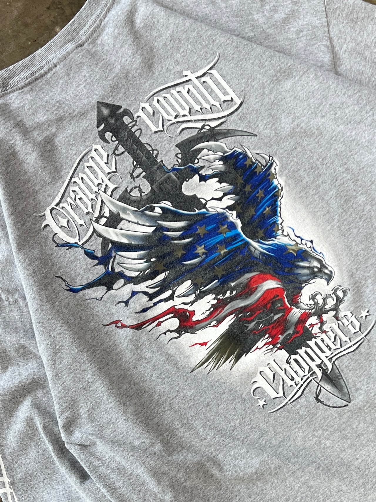 Orange County Choppers American Flag Sword LS