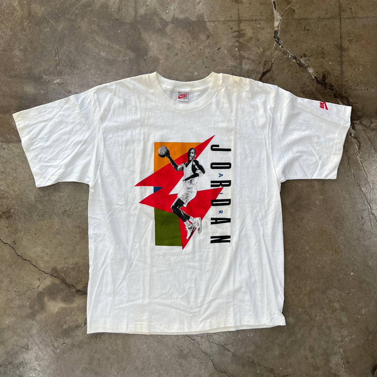 Early 90s Nike Air Jordan Michael Jordan Basketball Single Stitch Tee