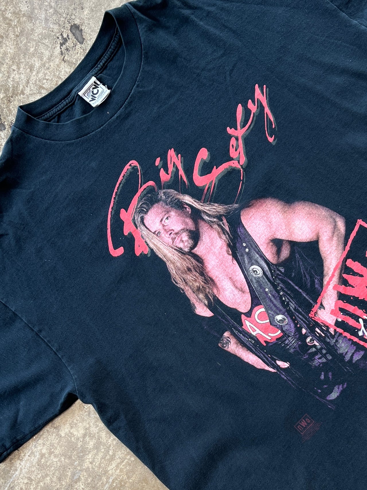 1998 WCW NWO Kevin Nash Big Sexy Wolfpack Tee