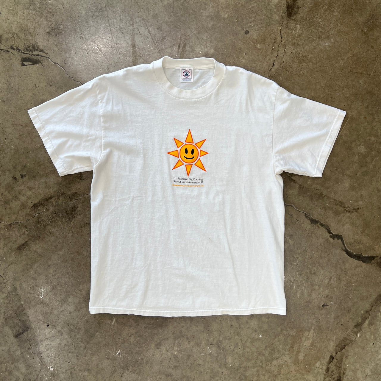 1998 Ray of Sunshine Graphic Sun Tee