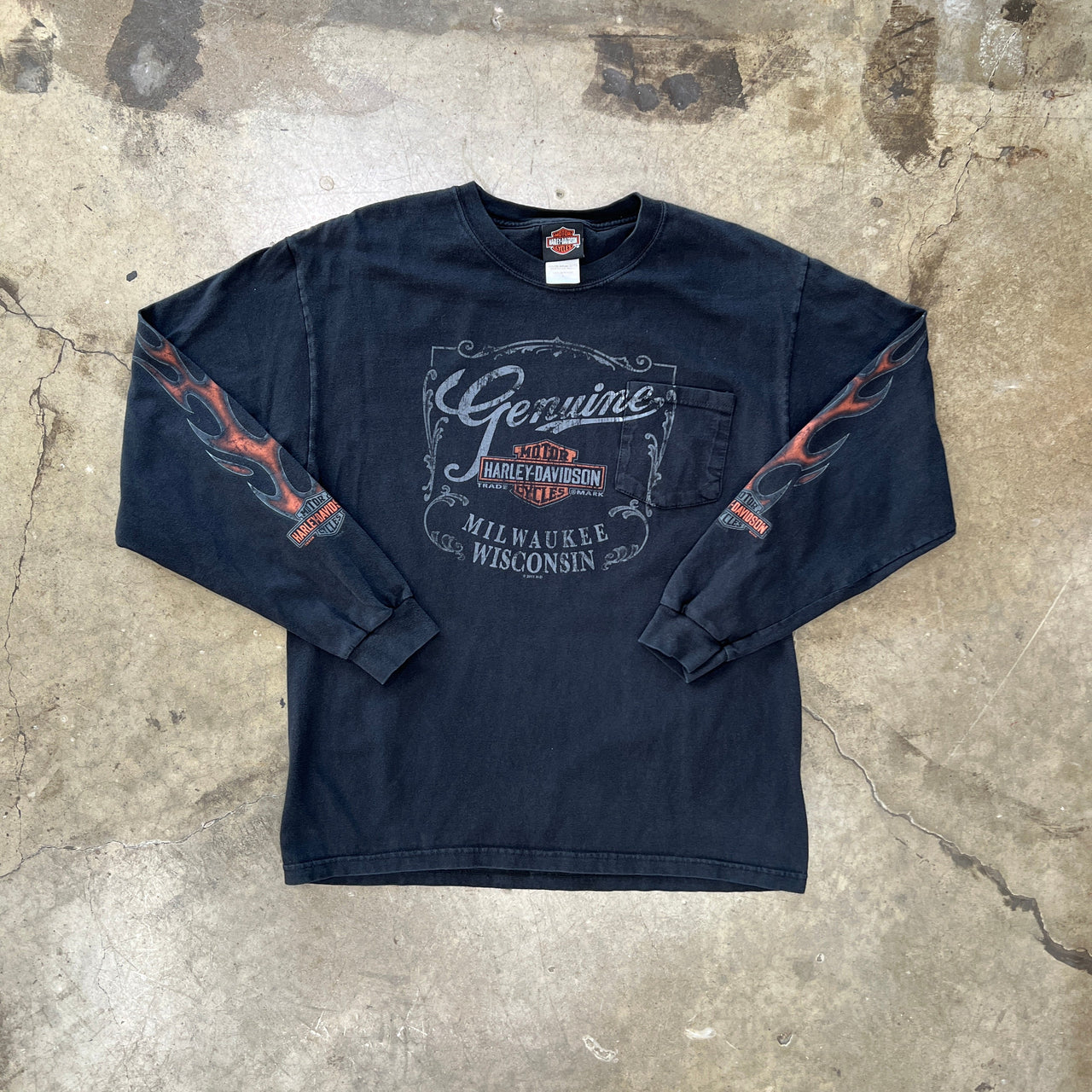 2011 Harley Davidson Sport Center Motorcycle Long Sleeve