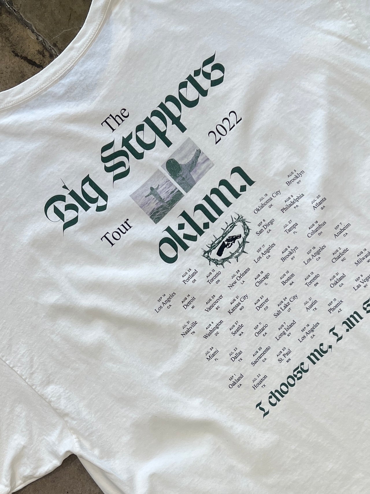 Kendrick Lamar Oklama The Big Steppers Tour Band Tee