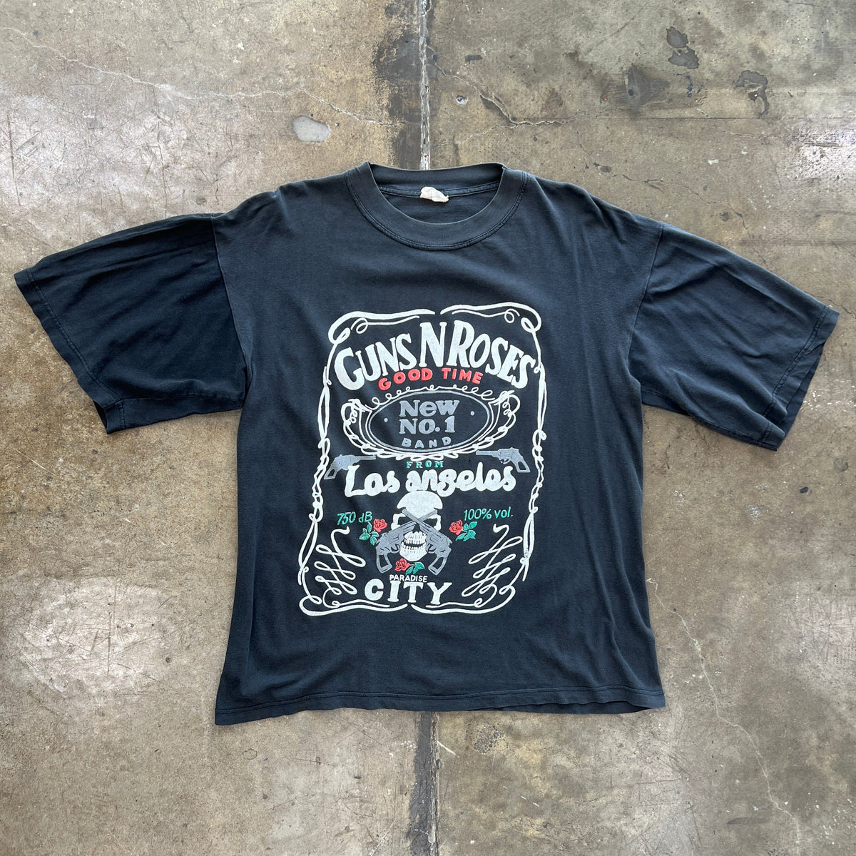90s Guns N Roses Jack Daniels Parody Band Tee