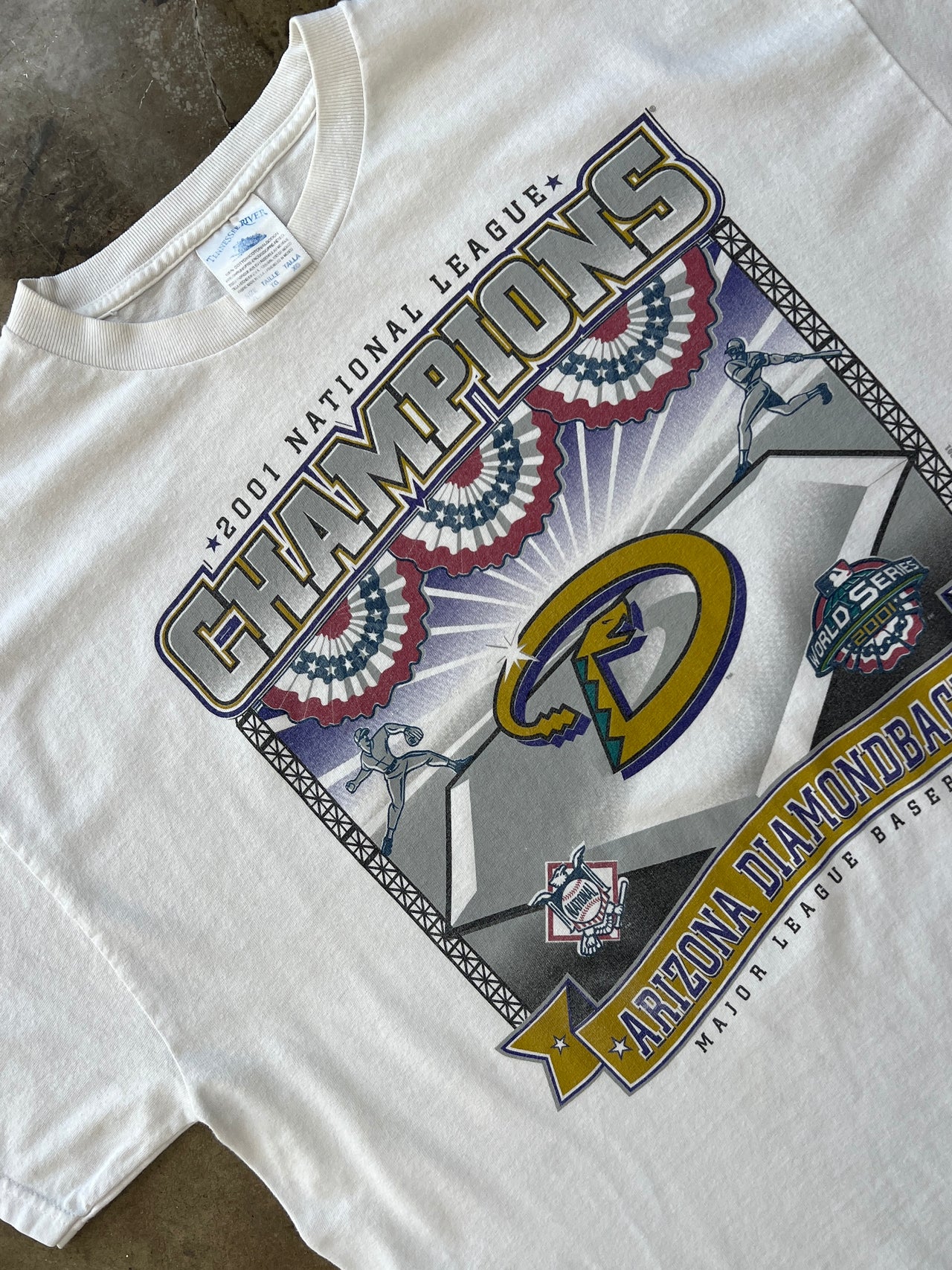 2001 MLB National League Champs Diamondbacks Tee