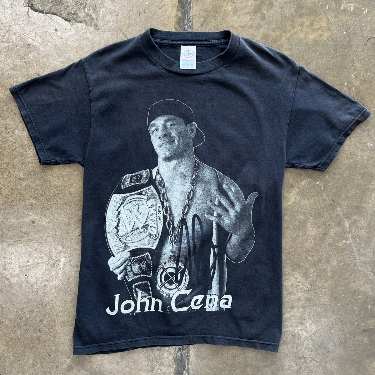 2000s John Cena Belt Wrestling WWE Tee