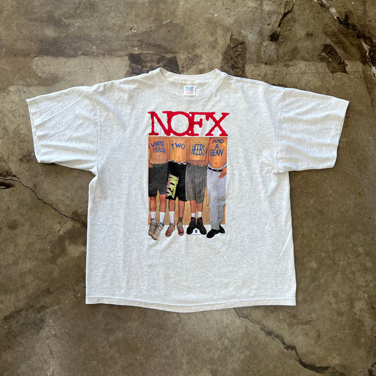 1993 NOFX Fat Wreck Cords Single Stitch Tee