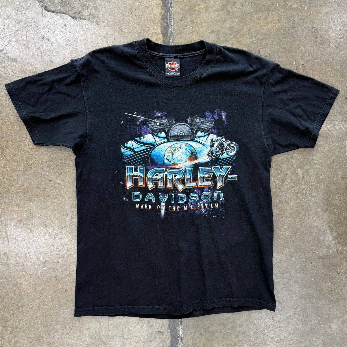 1999 Harley Davidson Mark of Millennium Motorcycle Tee
