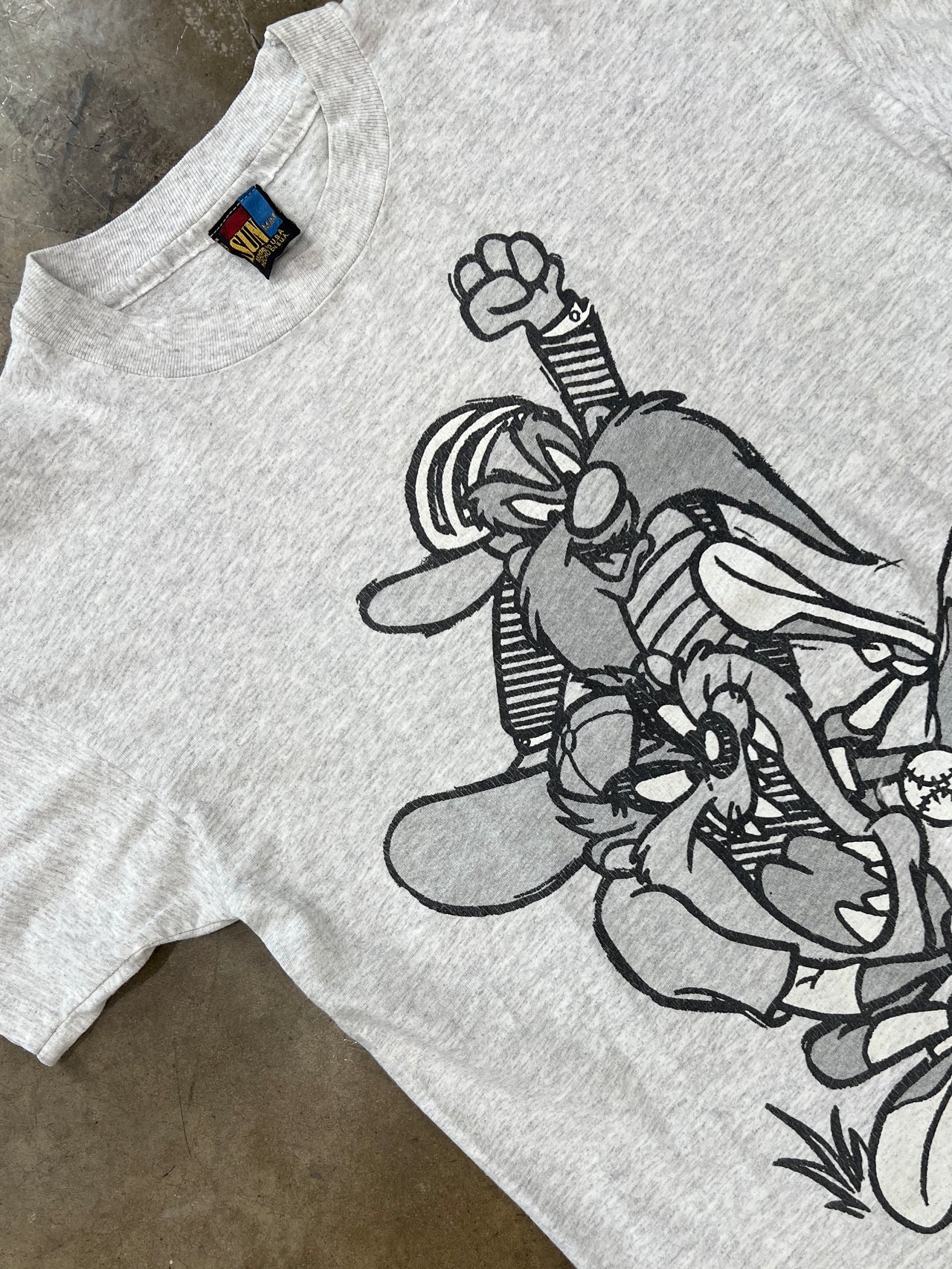 MLB x Looney Tunes Bugs Bunny Seatle Mariners Single Stitch Tee