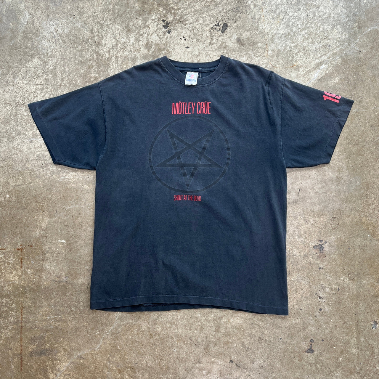 1983 Motley Crue Shout At the Devil Tee