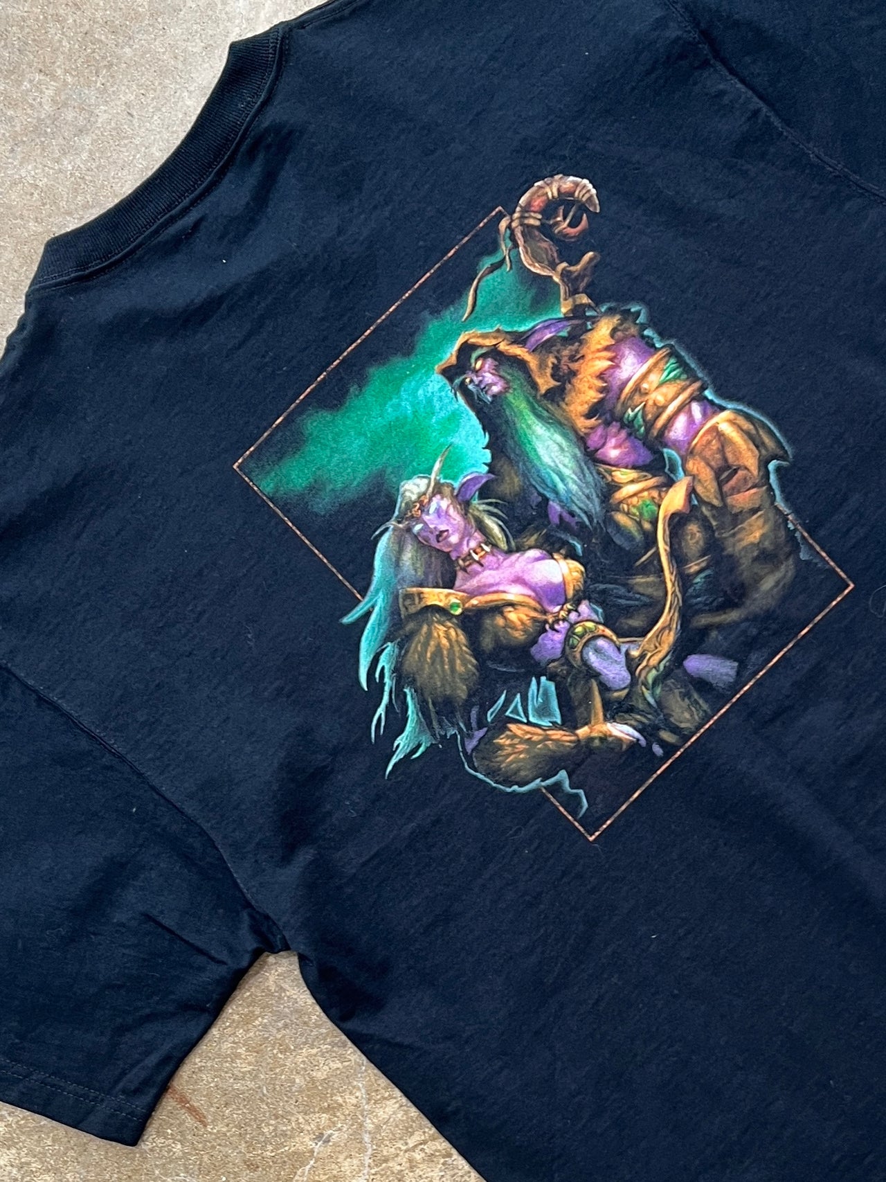 World of War Craft Playstation Stormrage and Tyrande Tee