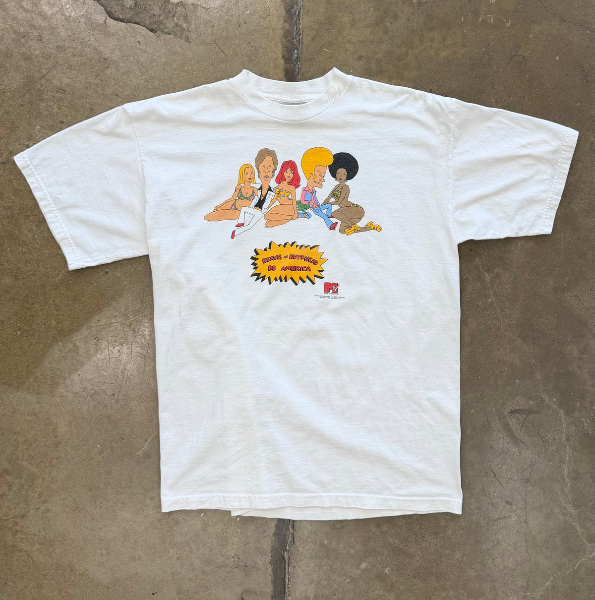 1996 MTV Beavis and Butthead Do America Stanley Desantis Tee