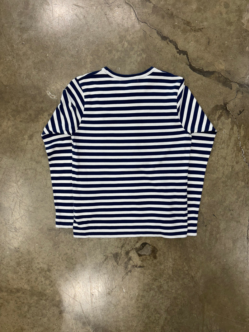 Comme des Garcons Play Heart Stripe W Medium