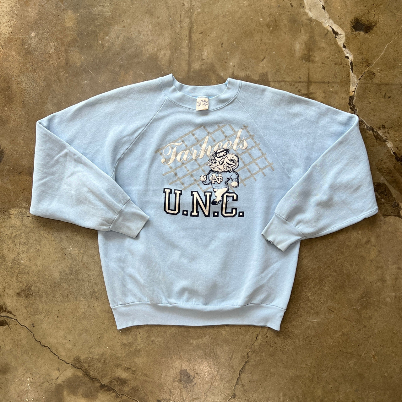80s UNC Tarheels Rameses Crewneck