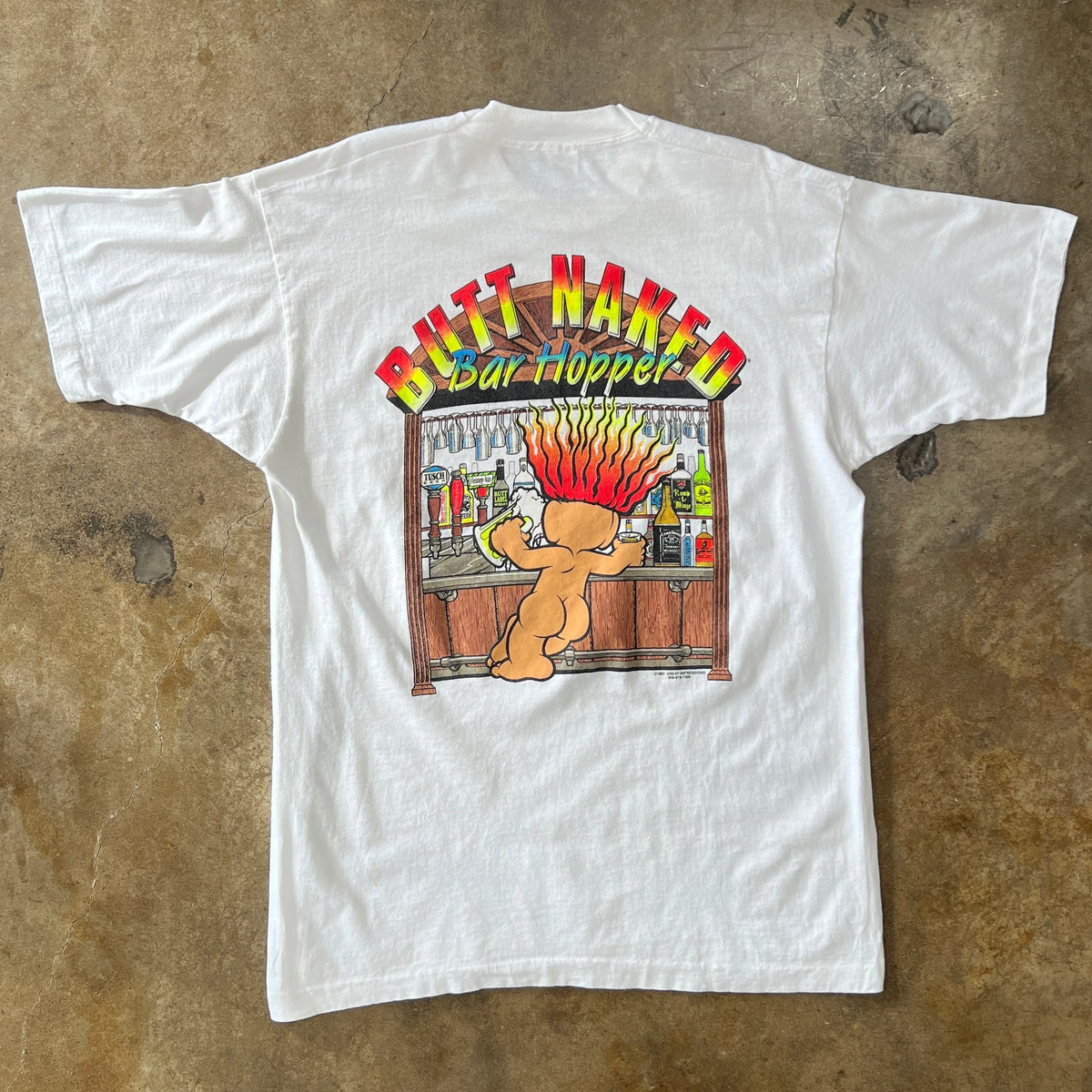 1993 Bar Hopper Butt Naked Troll SingleStitch Tee