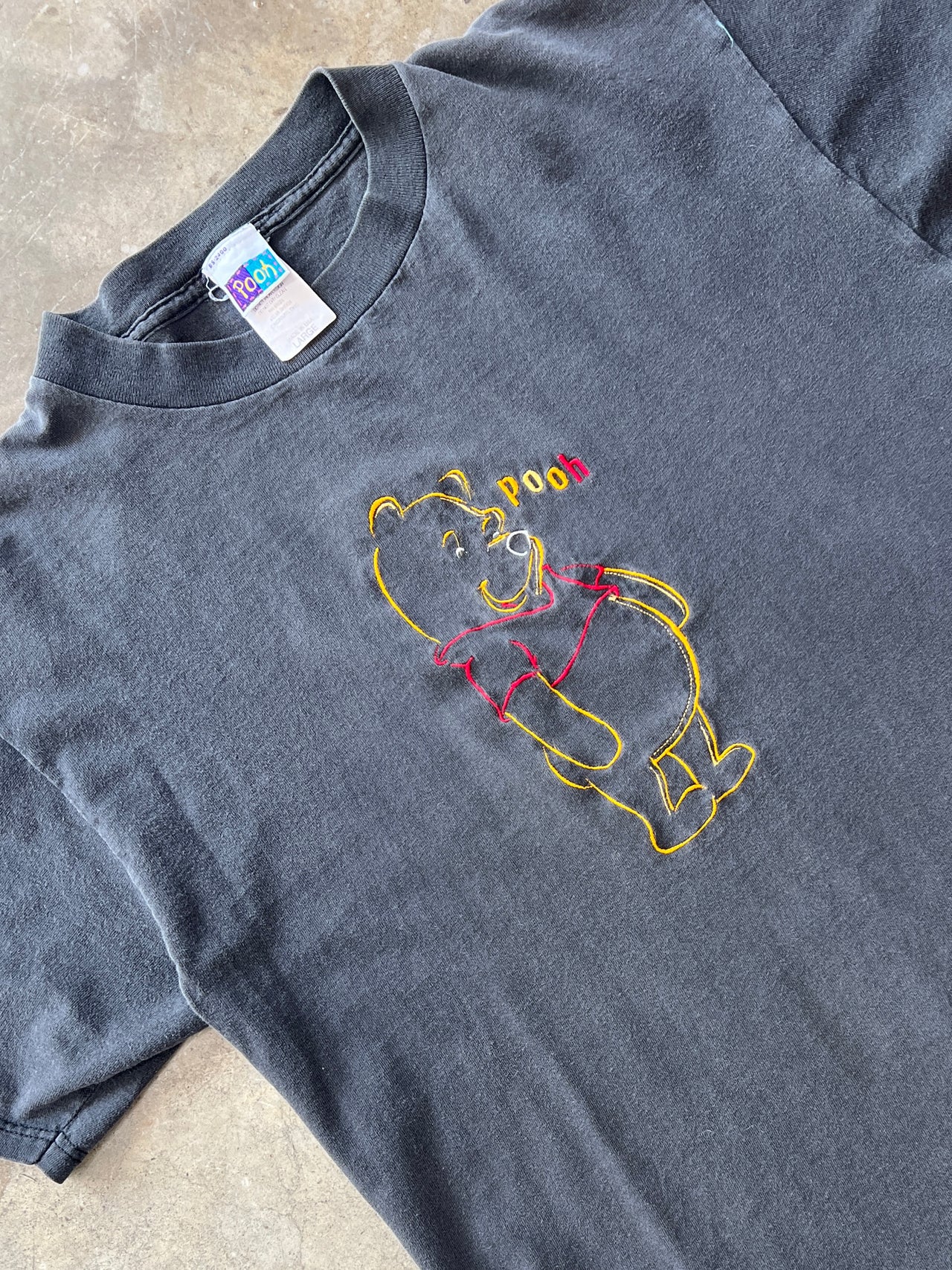 90s Winnie the Pooh Embroidered Tee