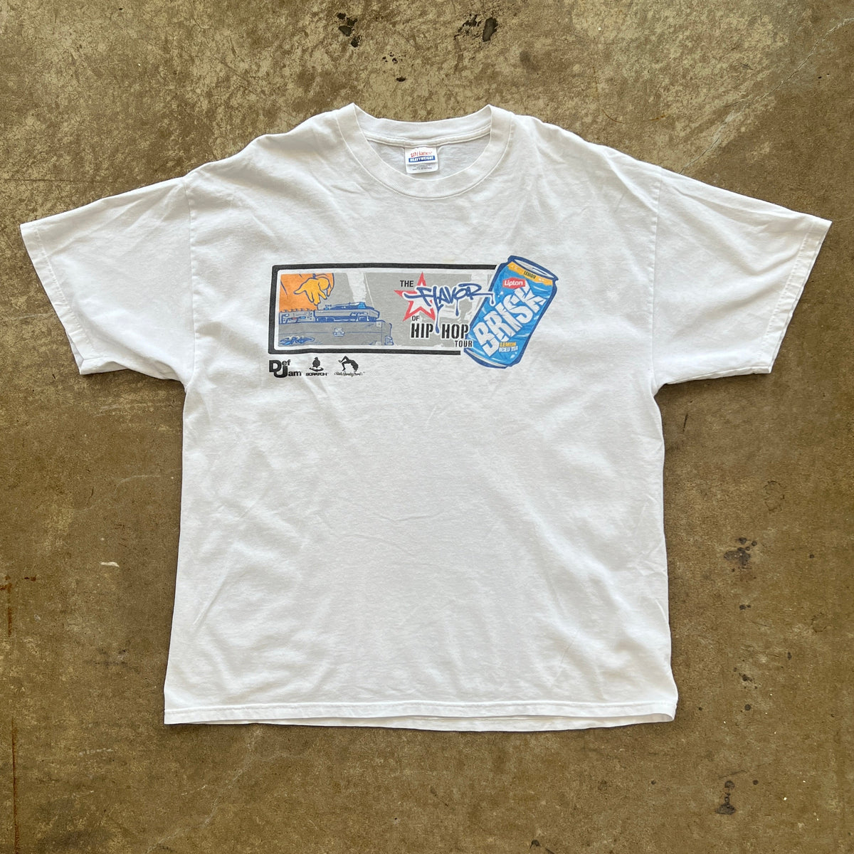 Y2K Flavor of Hip Hop Lipton Tea Promo Tee