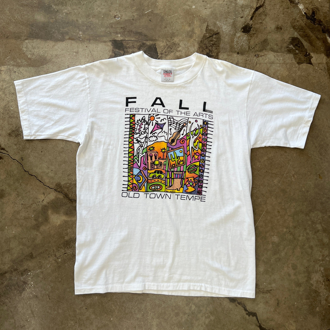 1988 Fall Festival of the Arts Graphic Single Stitch Tee