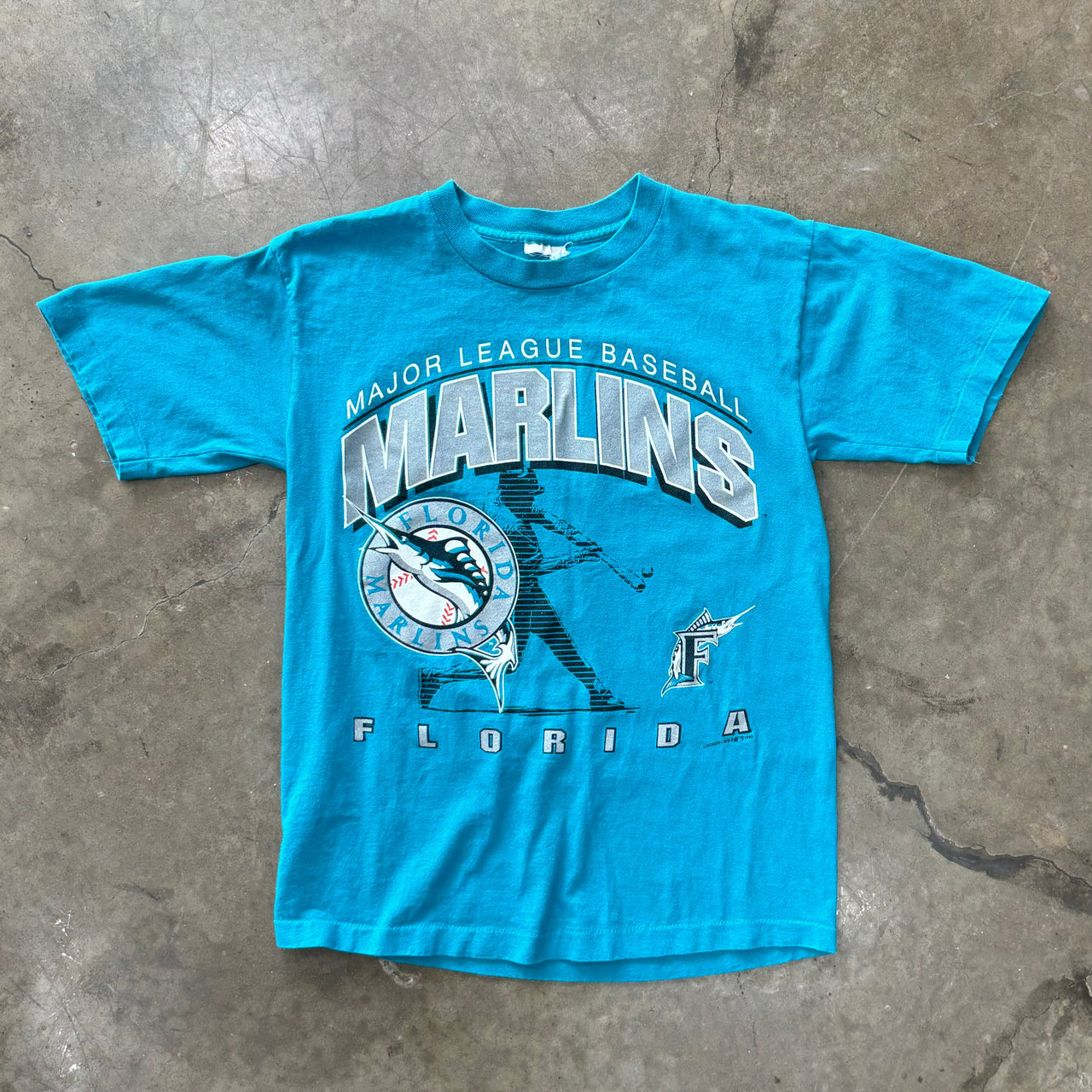 MLB Florida Marlins Single Stitch Tee