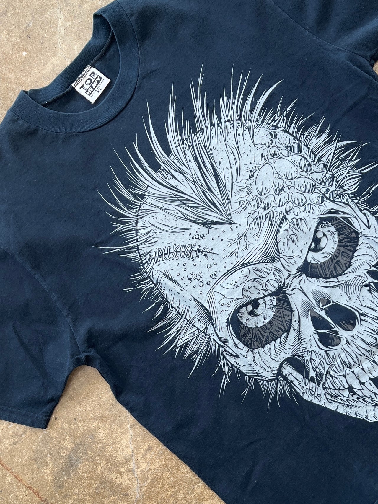 2000 Misfits Souls Ablaze Skull Boot Band Tee