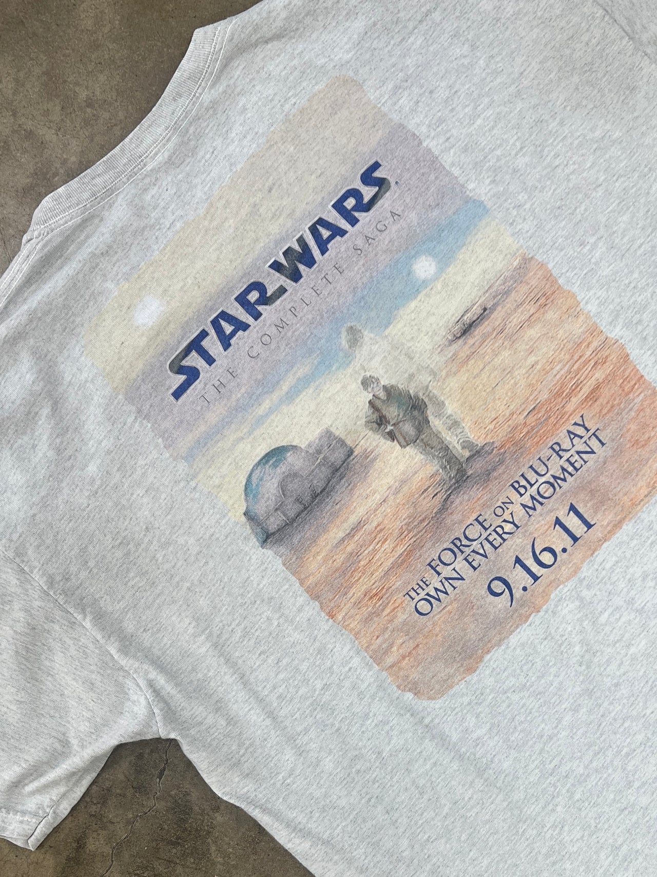 Star Wars Complete Saga Blu-ray Disc Promo Movie Tee
