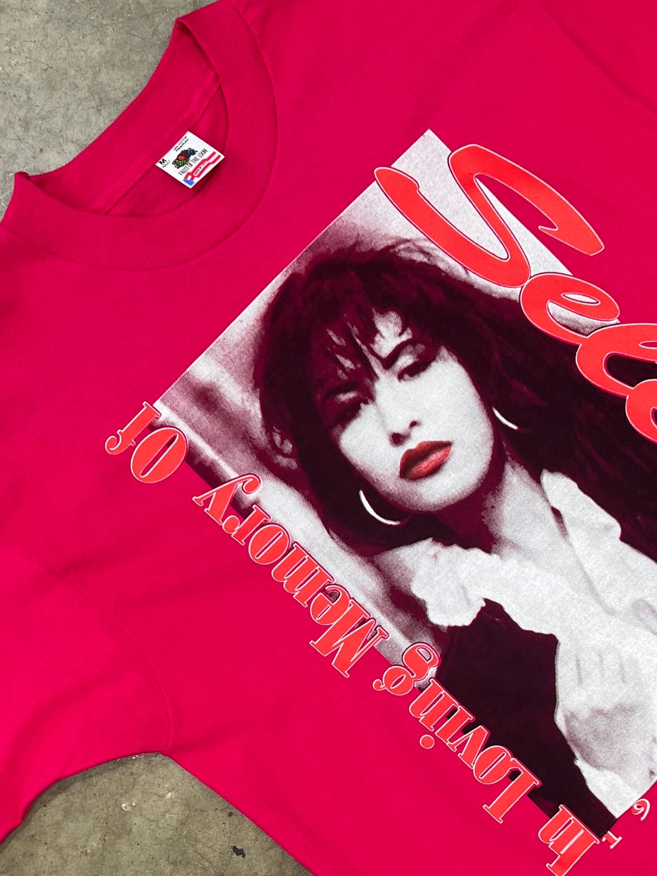 1995 In Loving Memory Selena Quintanilla Memorial Tee Single Stitch