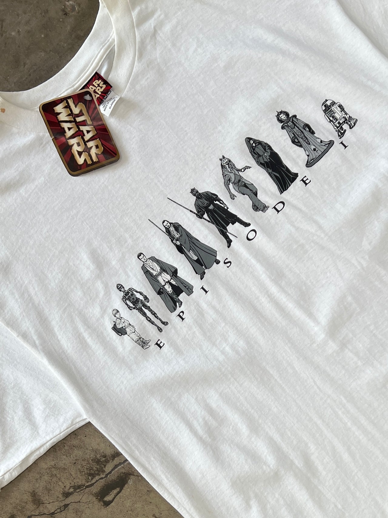 Episode I Star Wars Movie Character DEADSTOCK Tee