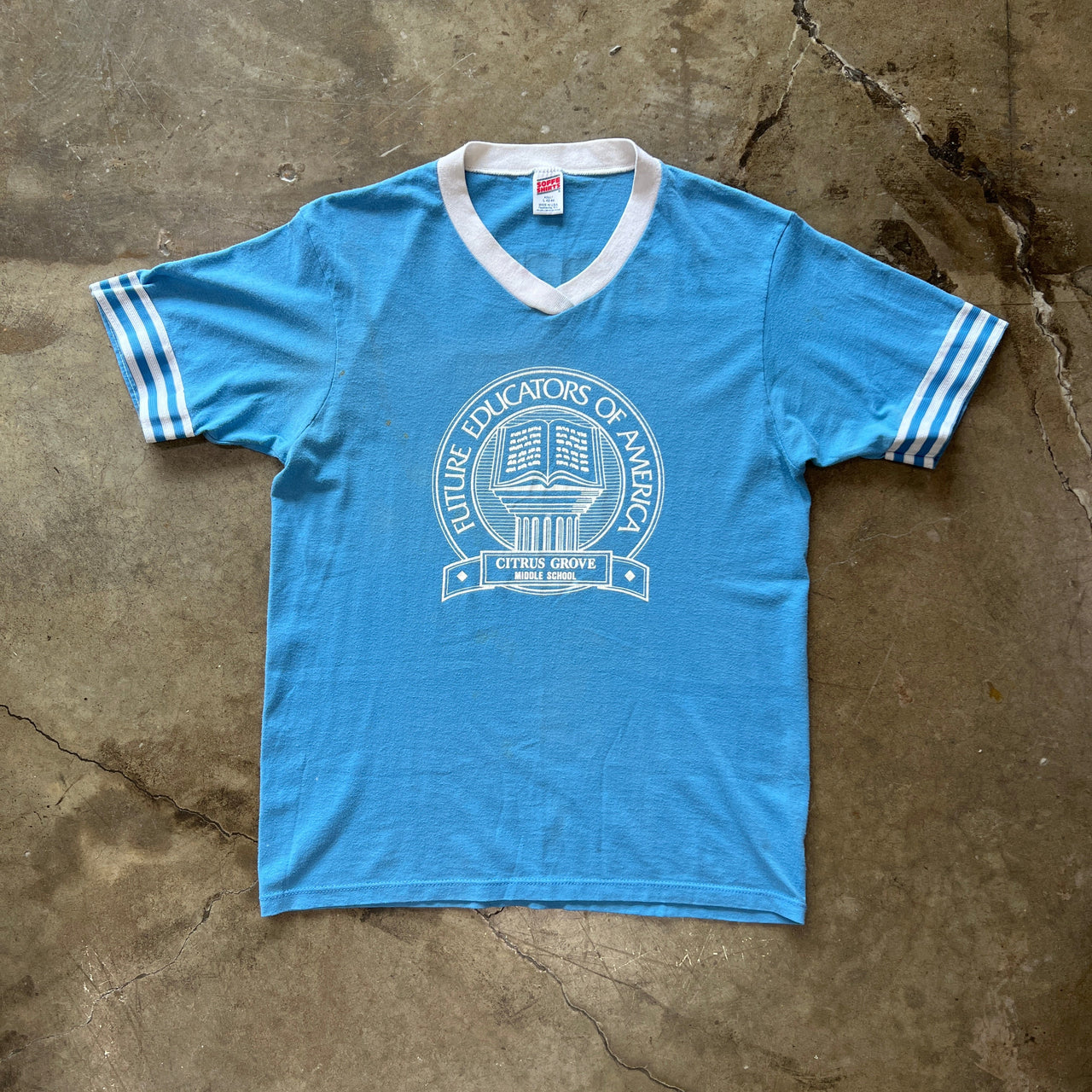 90s Vneck Future Educators of America Tee