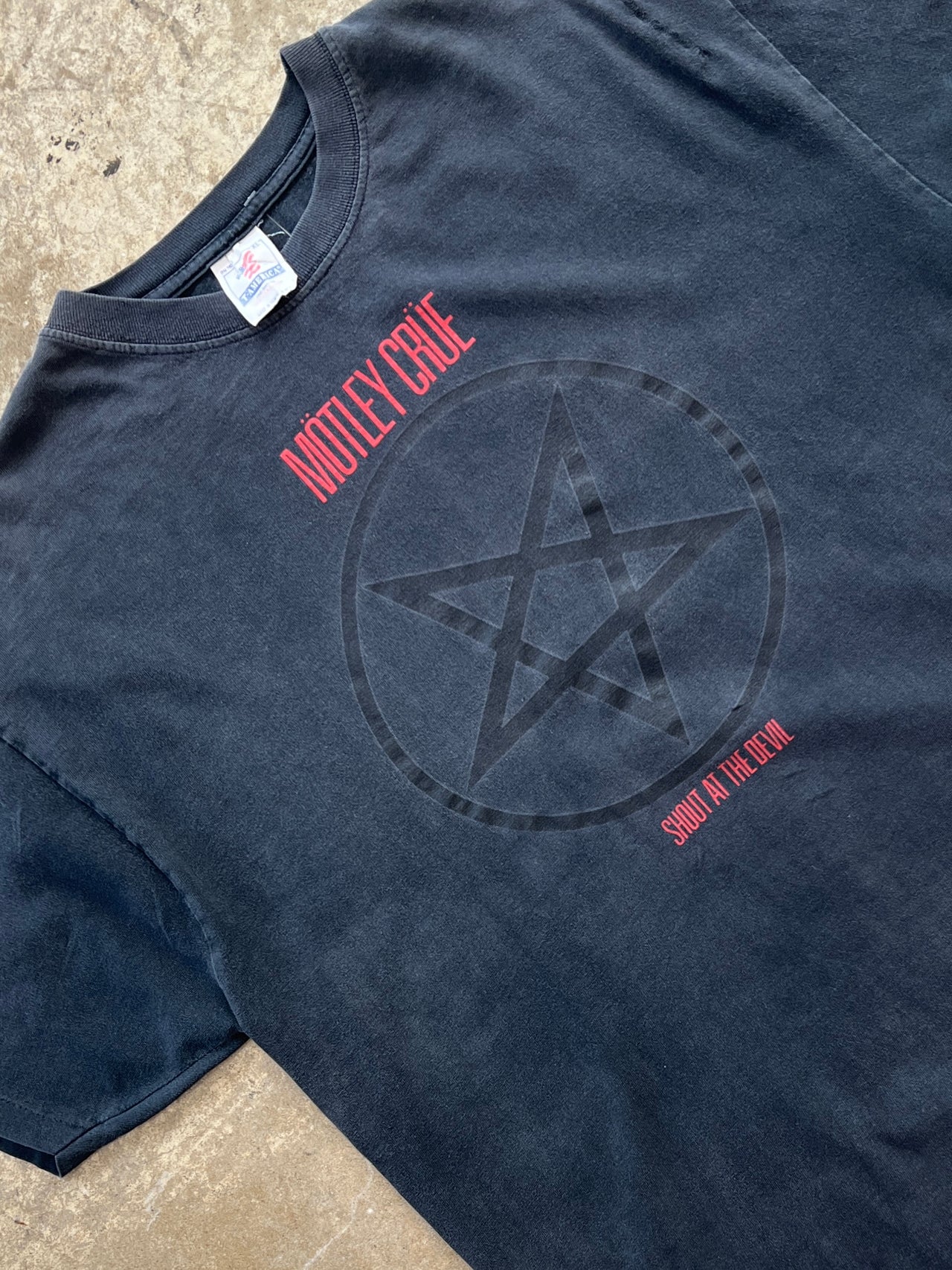 1983 Motley Crue Shout At the Devil Tee