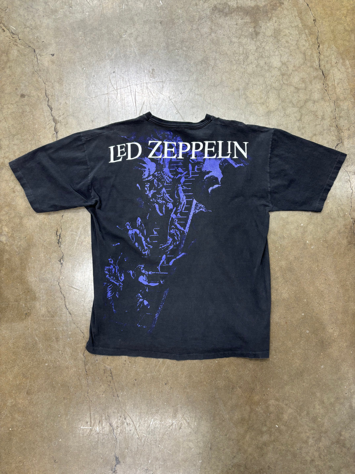 Led Zepplin AOP Single Stitch Portrait Tee