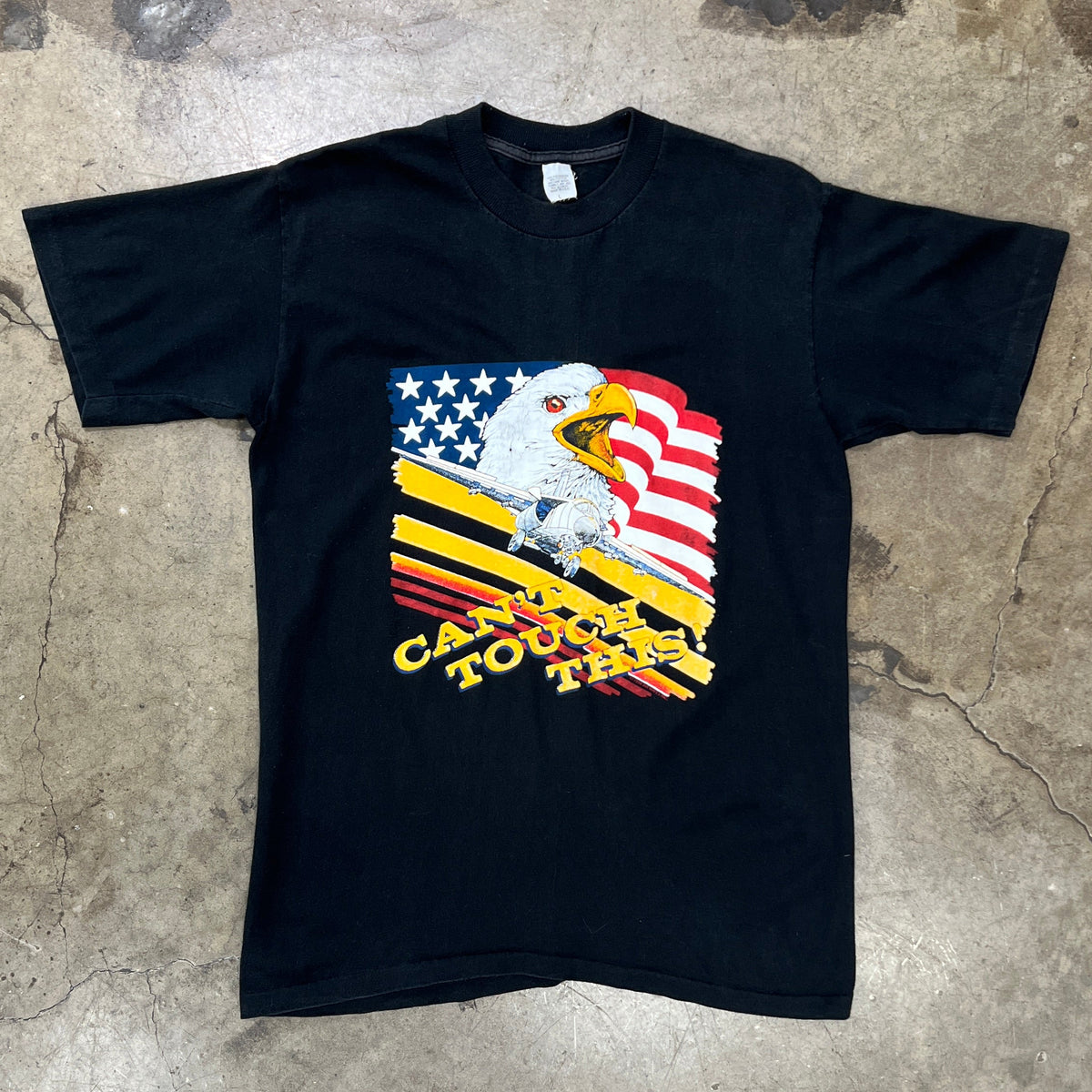 90s Eagle American Flag Can't Touch This Single Stitch MiUSA Tee