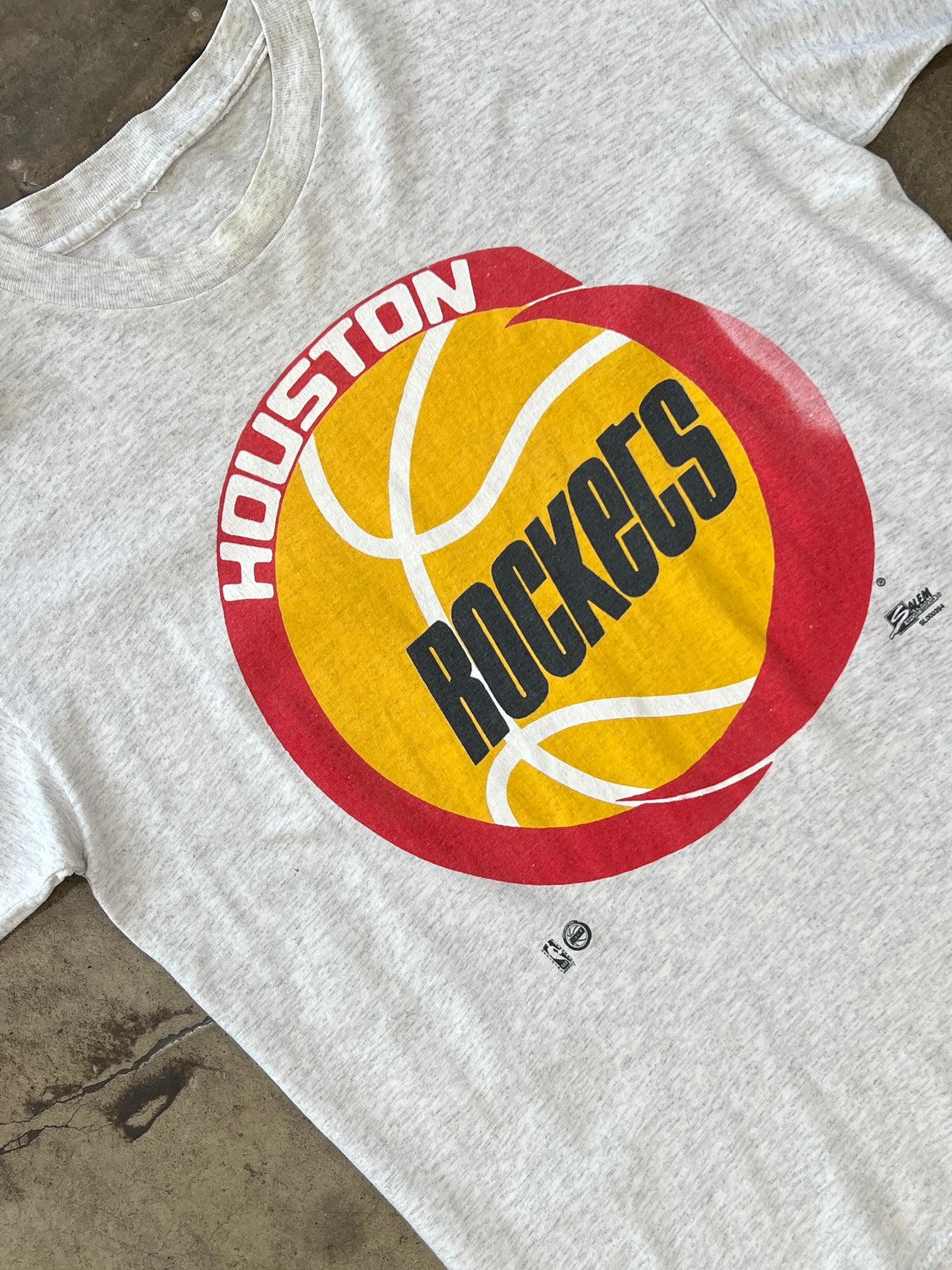 90s Salem Houston Rockets Basketball Tee