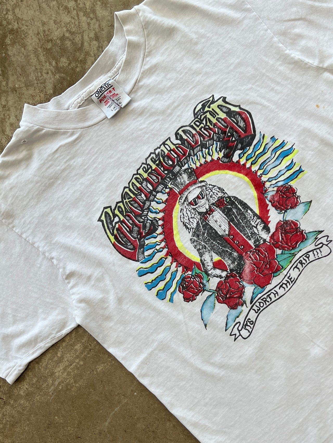Grateful Dead Worth the Trip California Single Stitch Tee