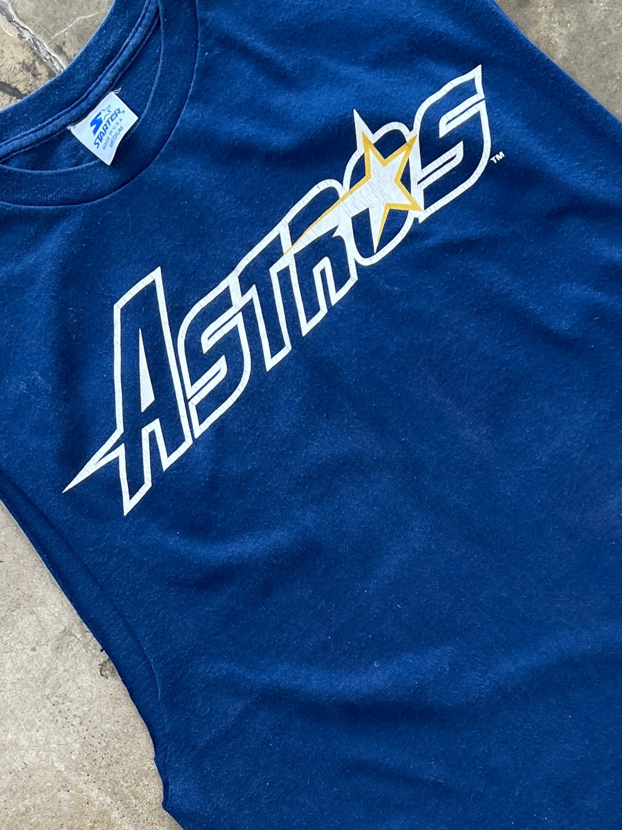 Starter MLB Houston Astros Ken Caminiti Cut Off Tee