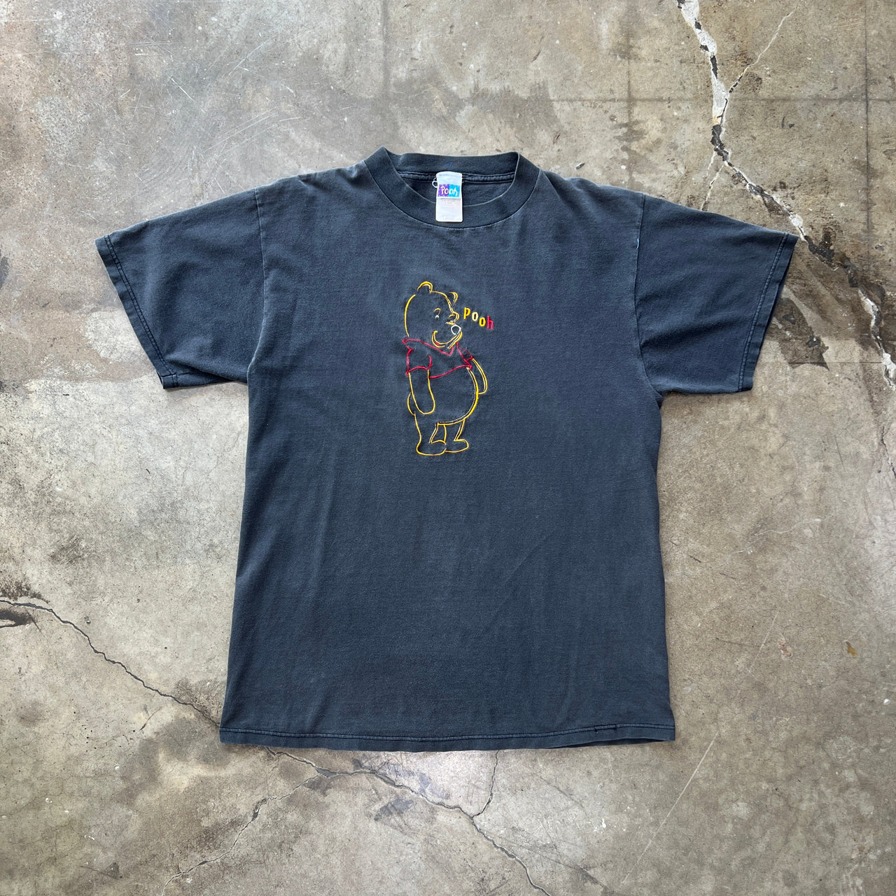 90s Winnie the Pooh Embroidered Tee