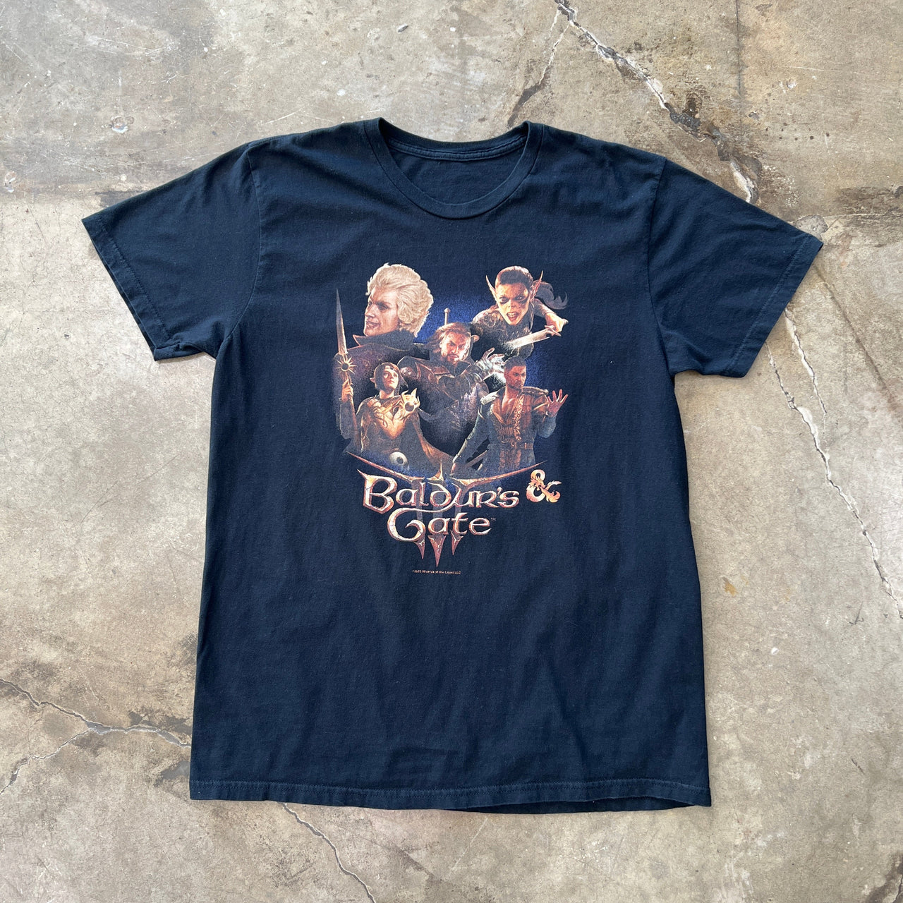 Baldur's Gate Video Game Character Tee