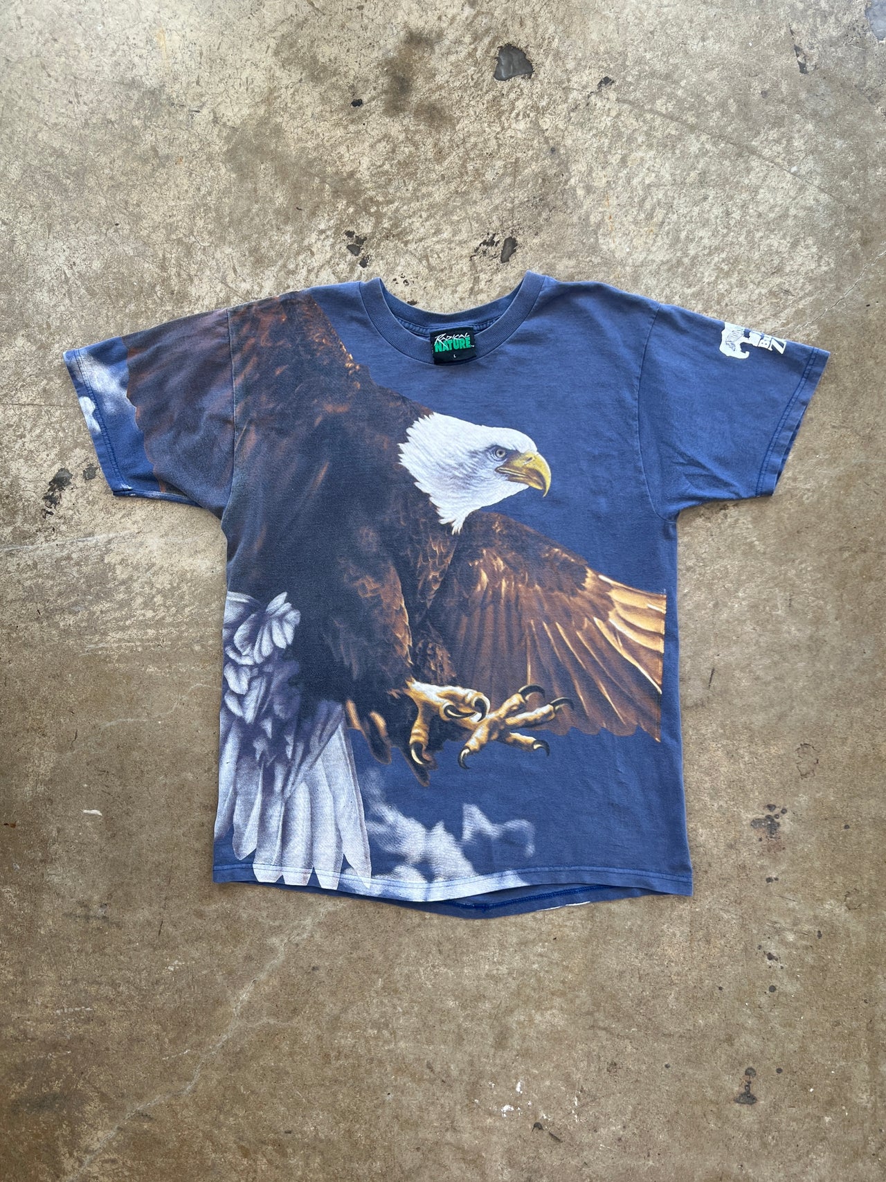 AOP Bald Eagle Flying Cloud Radical Nature Tee