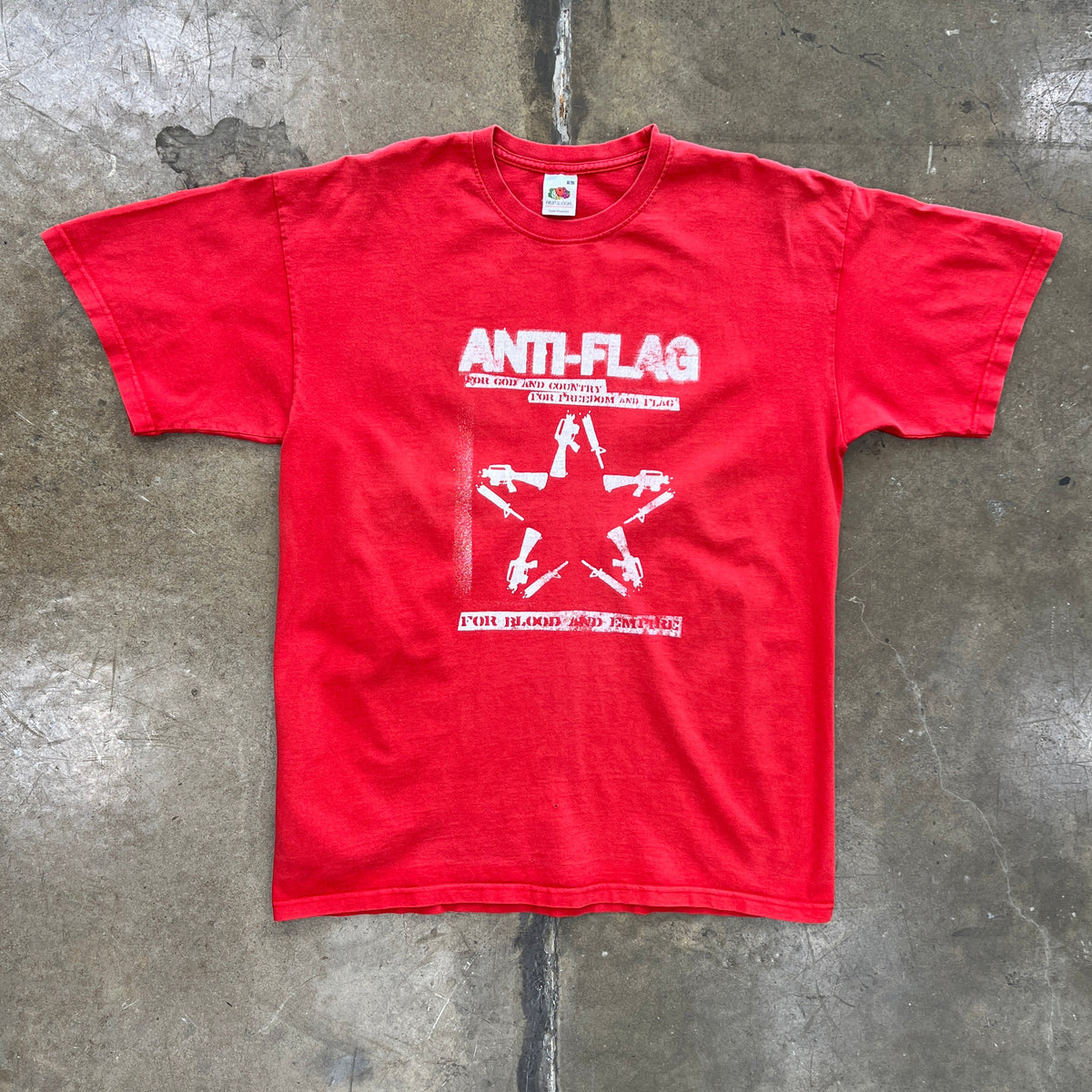 2006 Anti-Flag Blood and Empire Tour Band Tee