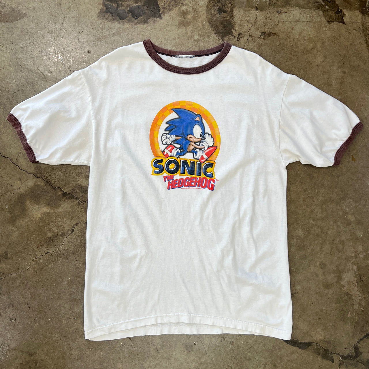 Sonic the Hedgehog Sega Video Game Ringer Tee