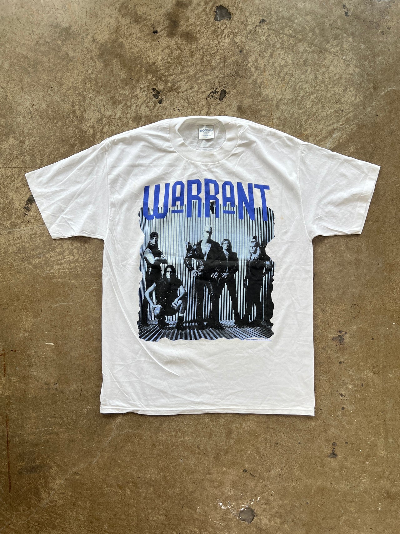 1992 Warrant Hair of the Dog World Tour Tee