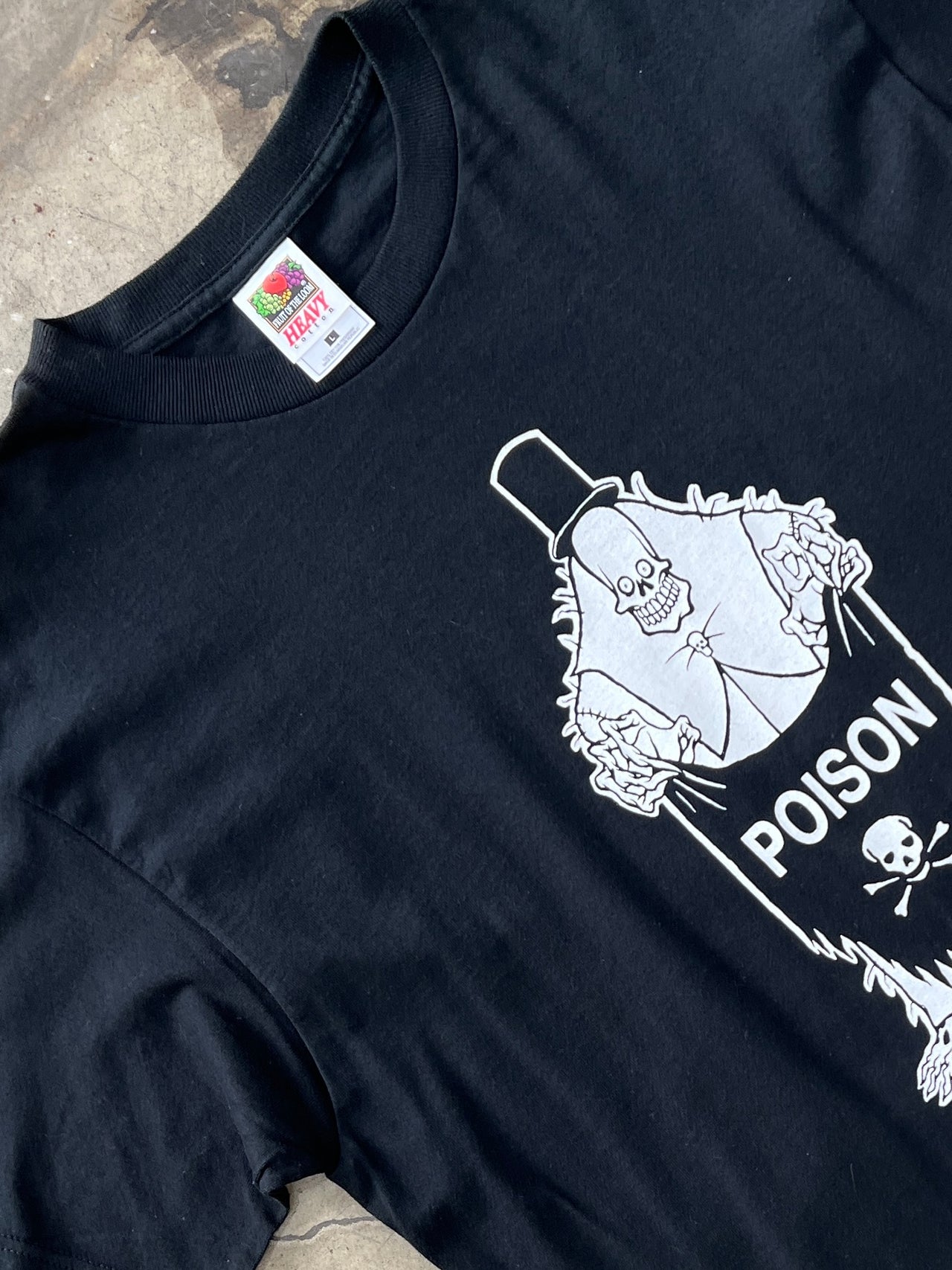 90s Poison Art Skull Death Tee