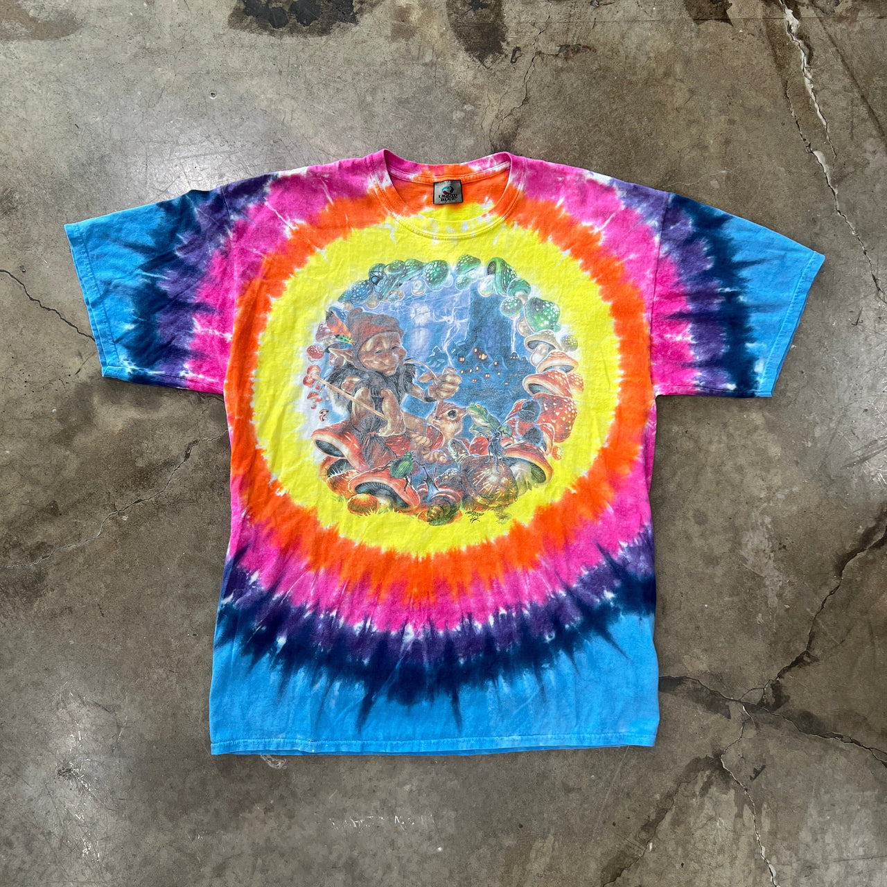 1999 Liquid Blue Gnome Tie Dye Tee