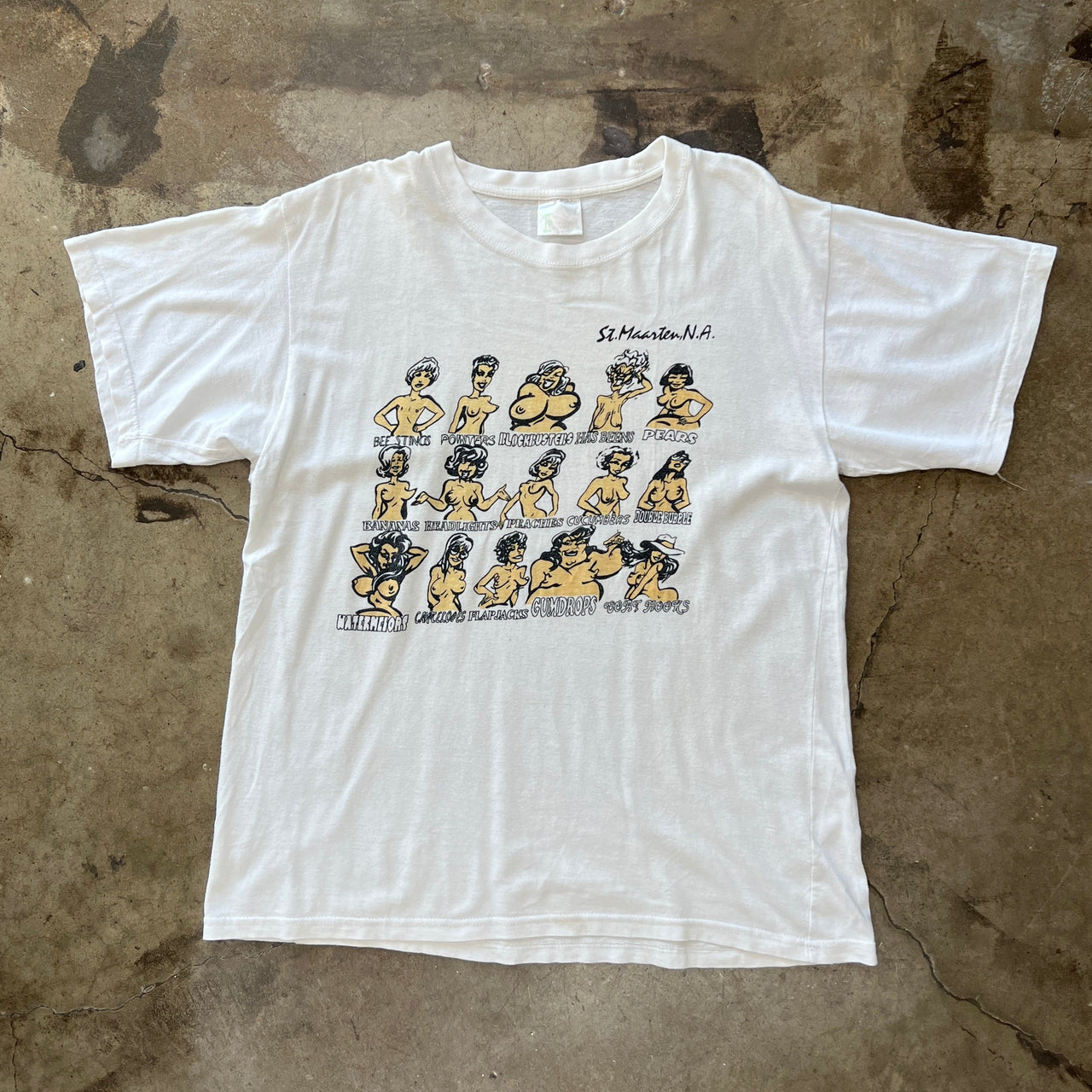 90s St. Martin Boobs Tities Vacation Tee