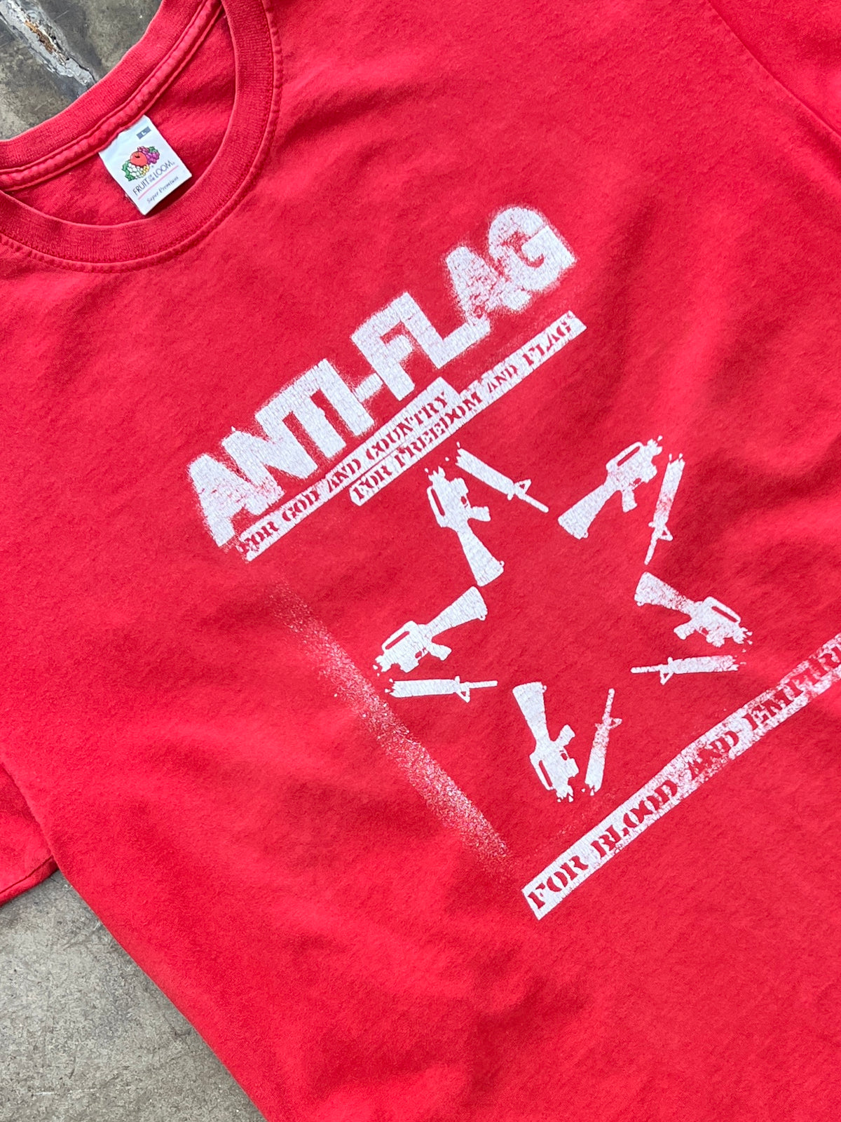 2006 Anti-Flag Blood and Empire Tour Band Tee