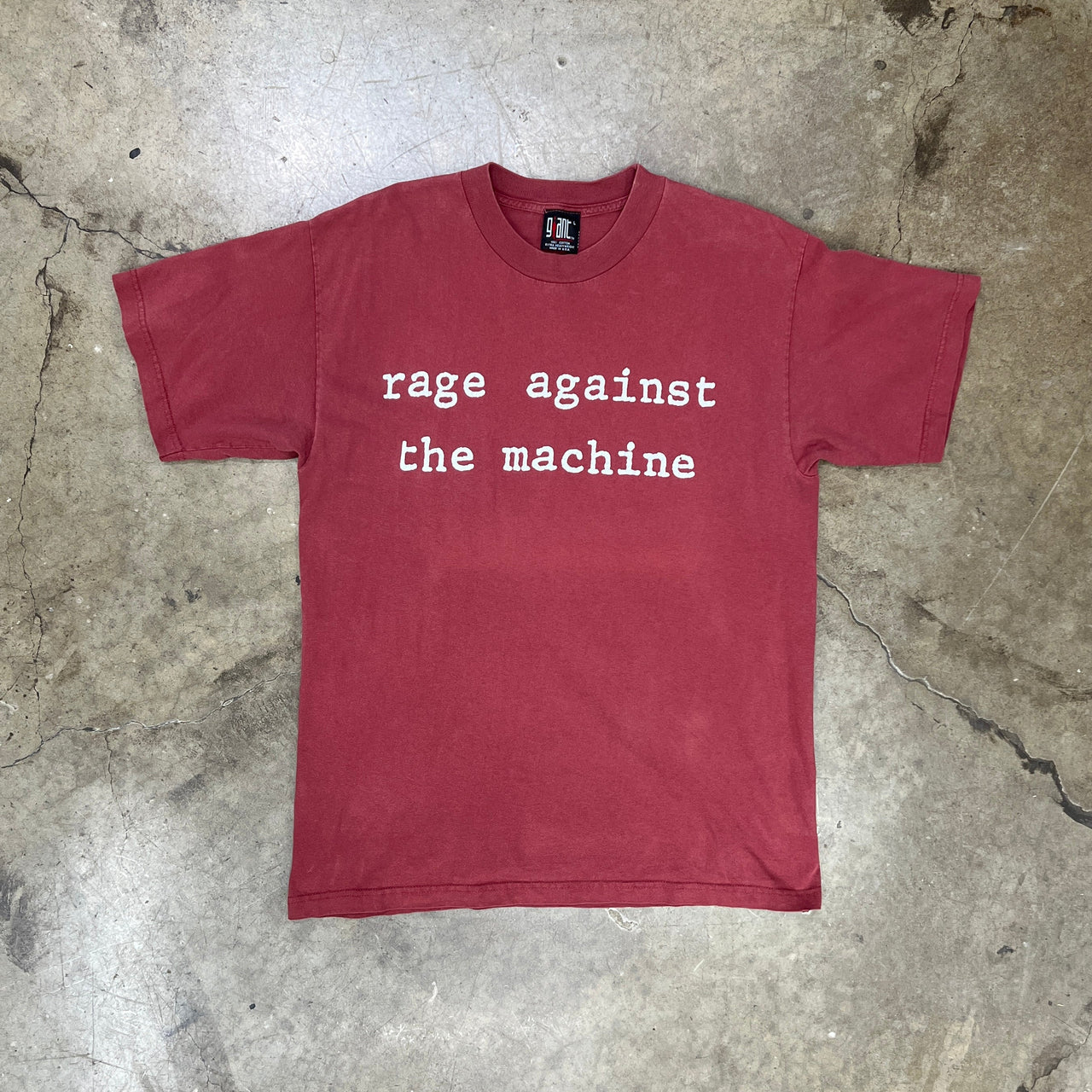 Rage Against the Machine Typewriter Molotov Cocktail Band Tee