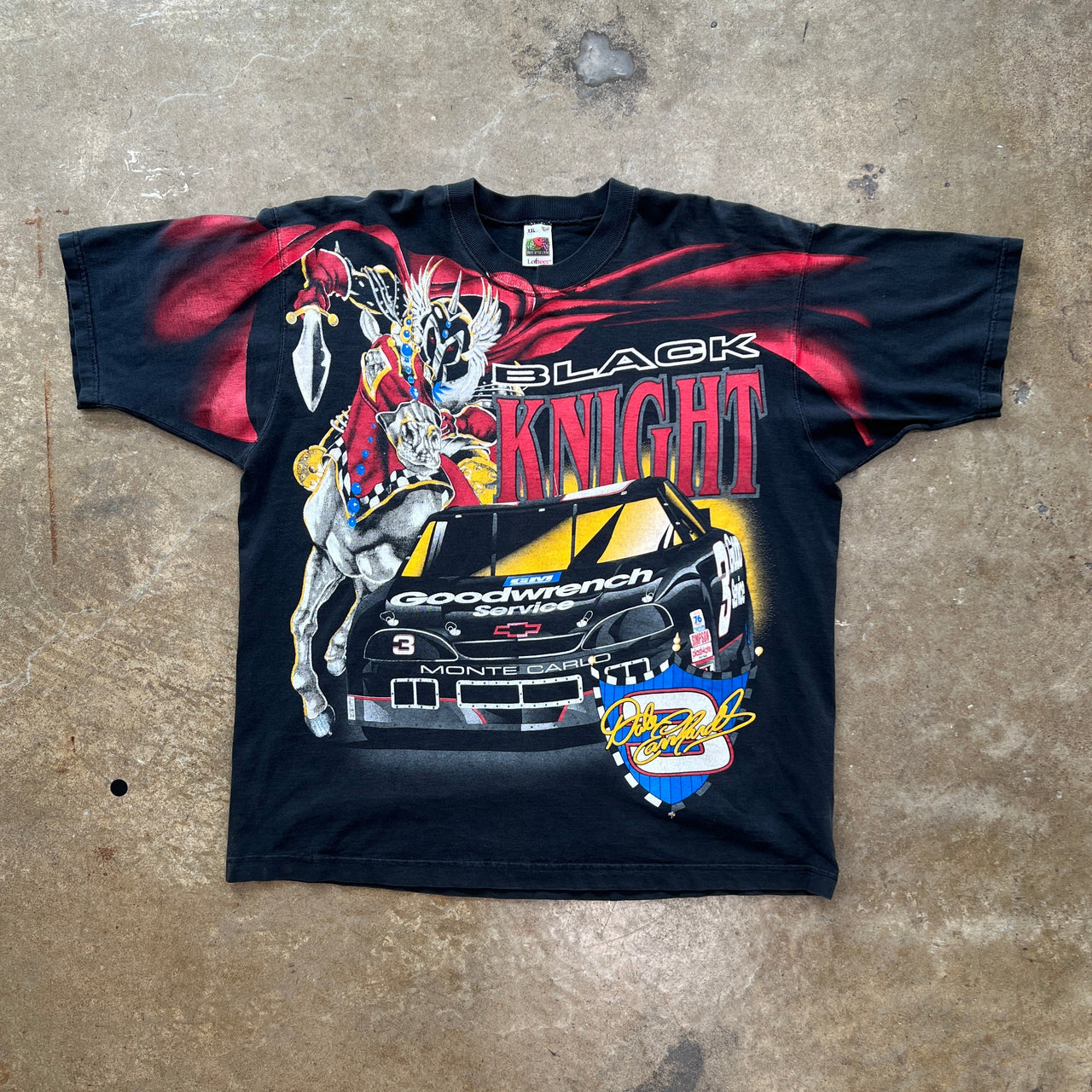 AOP Dale Earnhardt Black Knight Racing Tee
