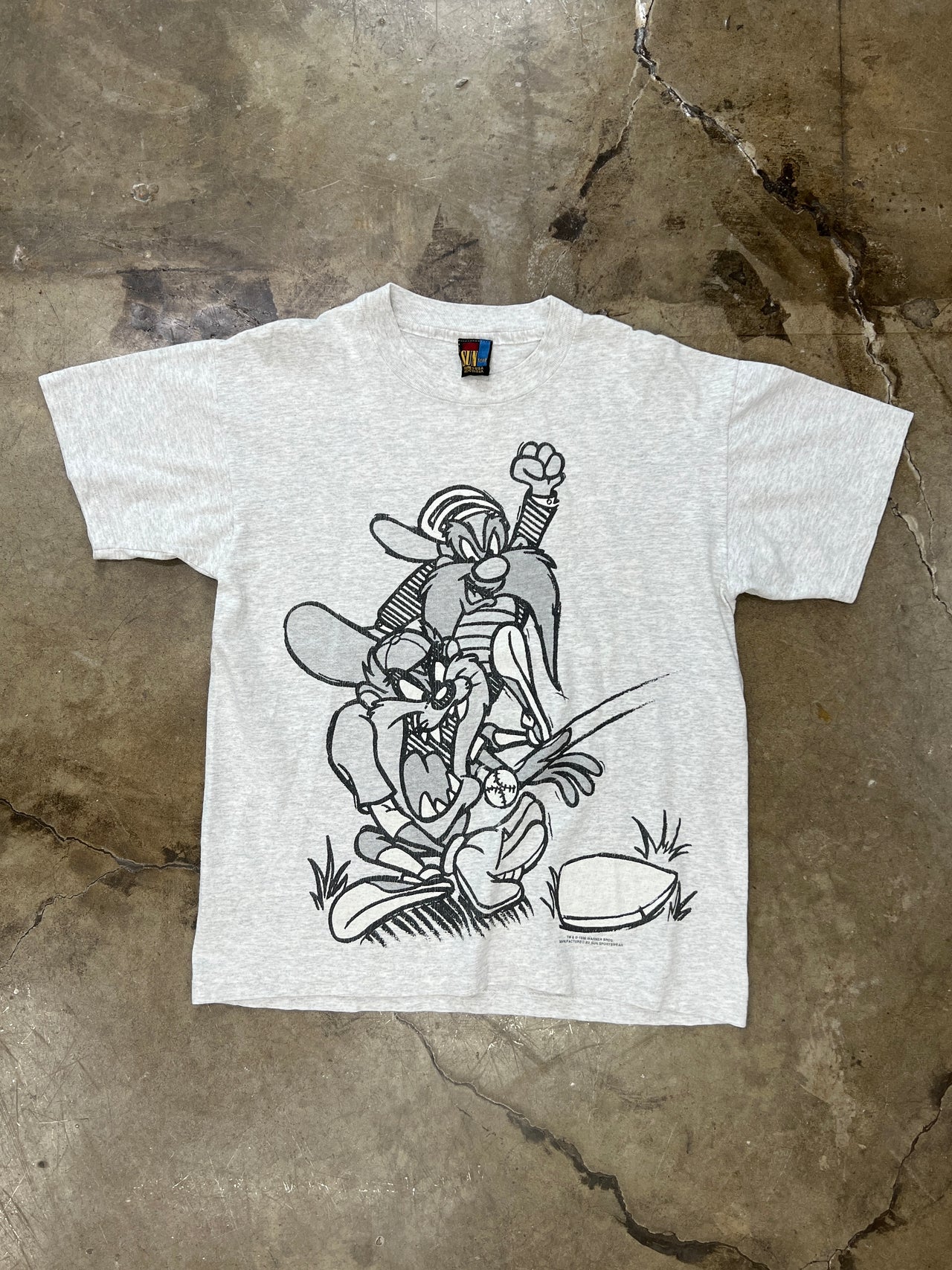 MLB x Looney Tunes Bugs Bunny Seatle Mariners Single Stitch Tee